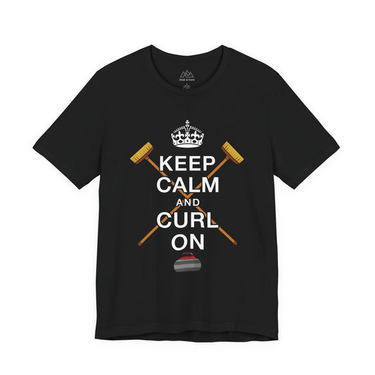 Keep calm & curl on T-Shirt