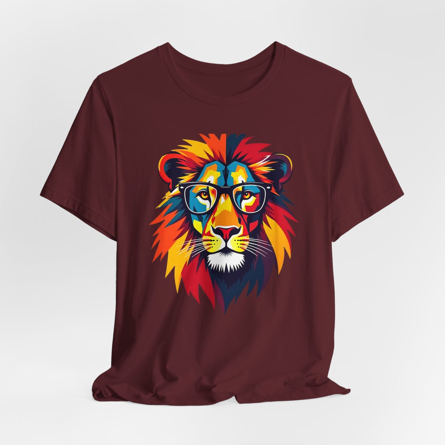lion wearing glasses Tee