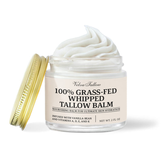 Whipped Grass-Fed Tallow Balm with Vanilla Bean Test 2 Feb25