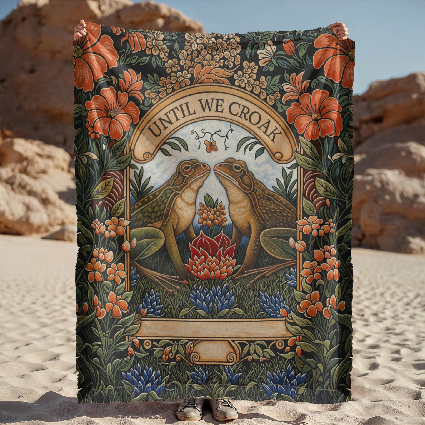 Vertical Wooden Blanket