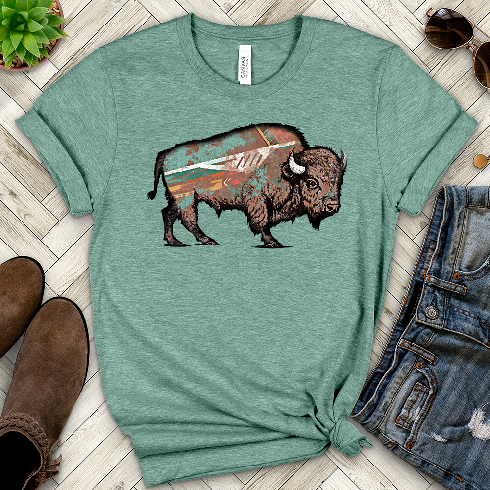 Buffalo Aztek Heathered Tee