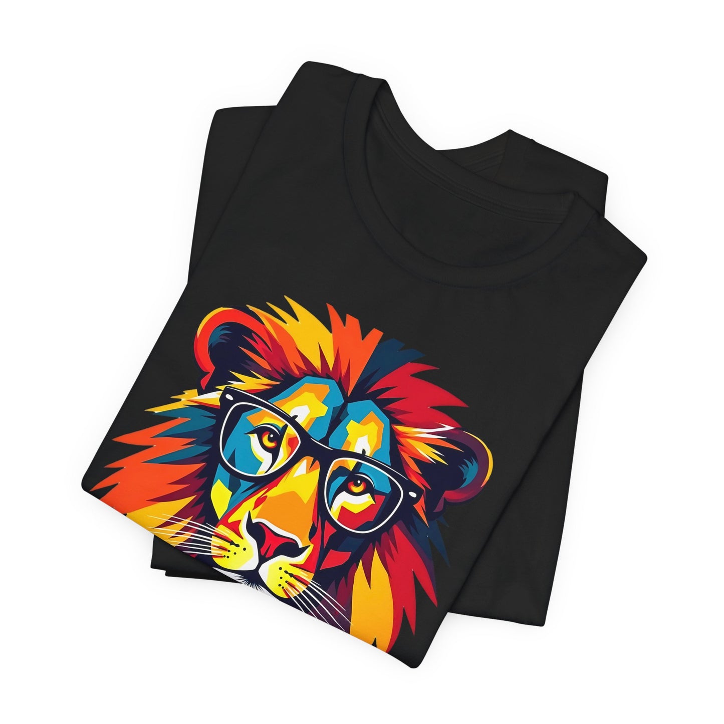 lion wearing glasses Tee