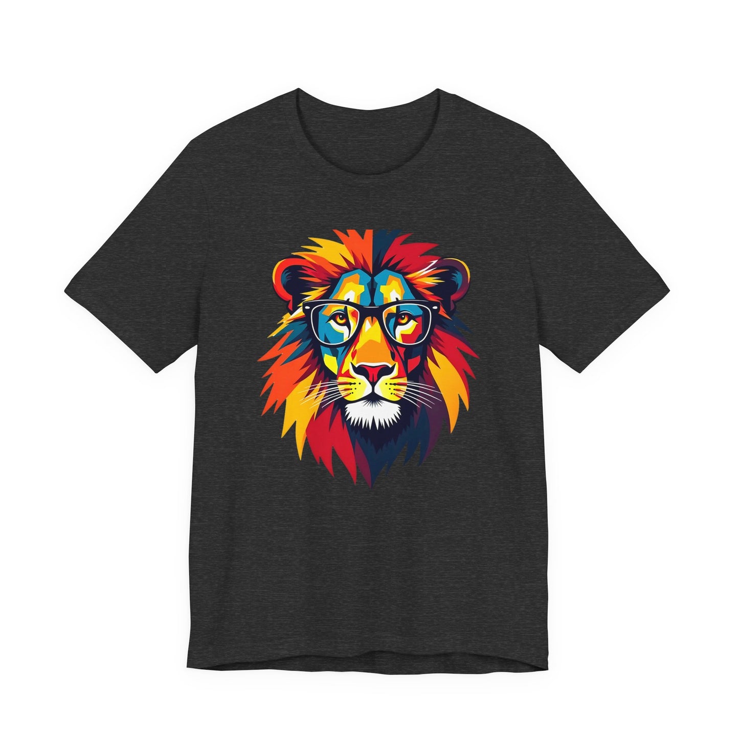 lion wearing glasses Tee
