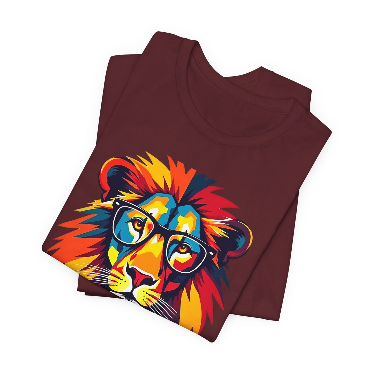 lion wearing glasses Tee