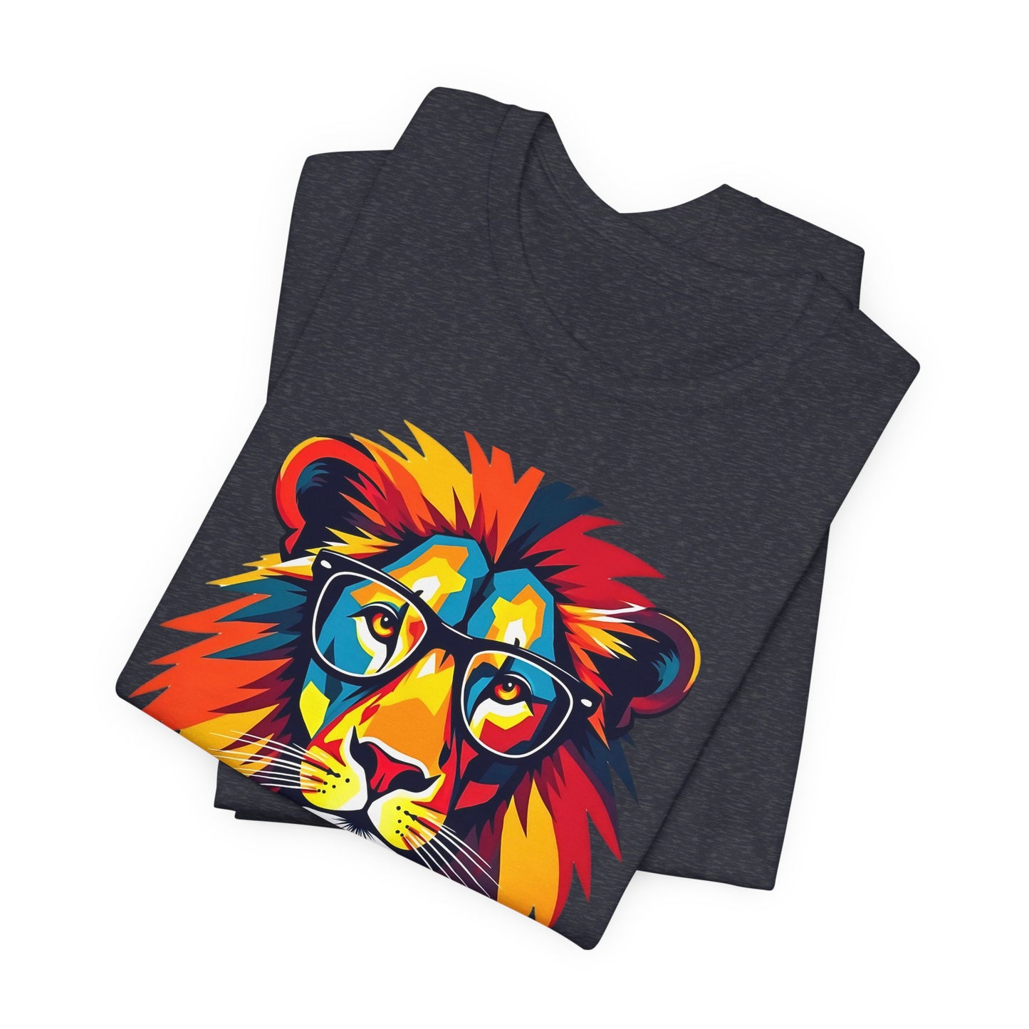 lion wearing glasses Tee