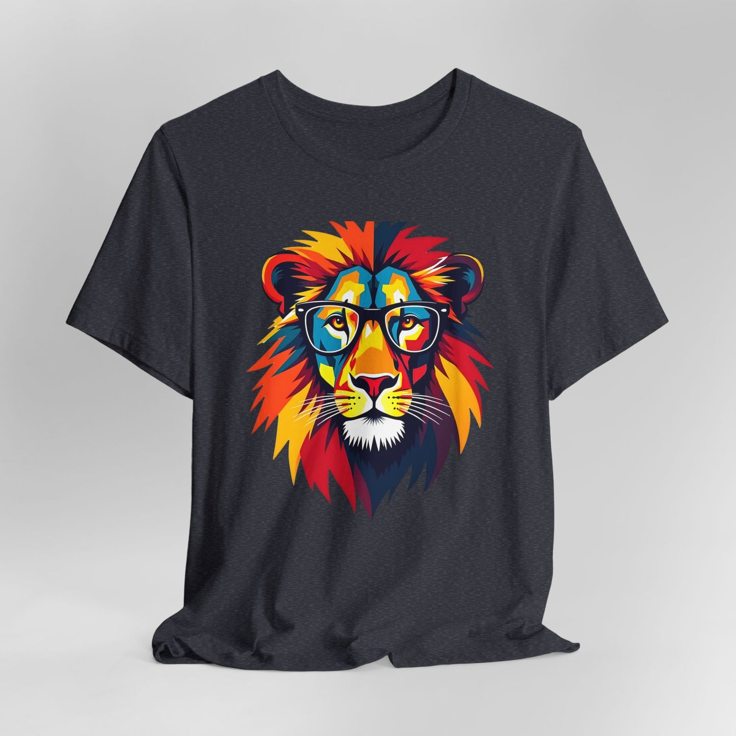 lion wearing glasses Tee