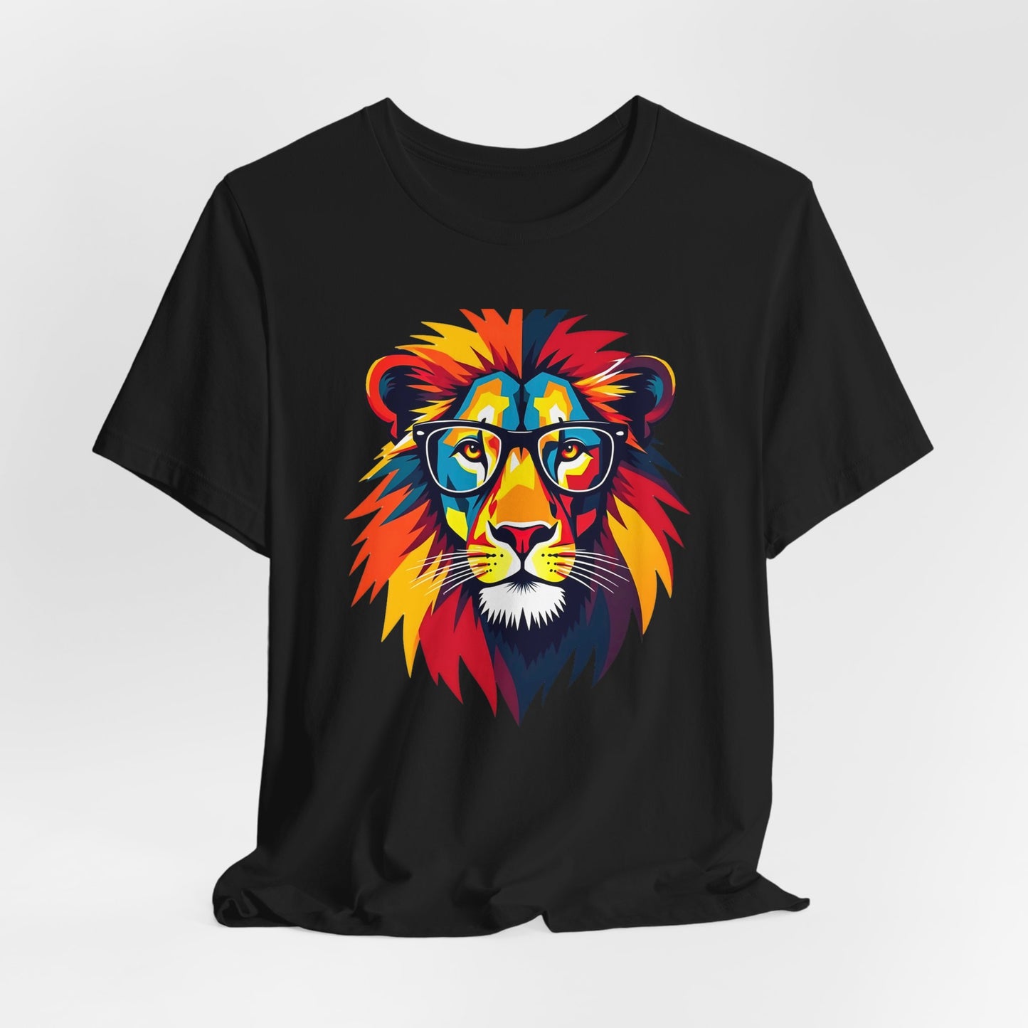 lion wearing glasses Tee