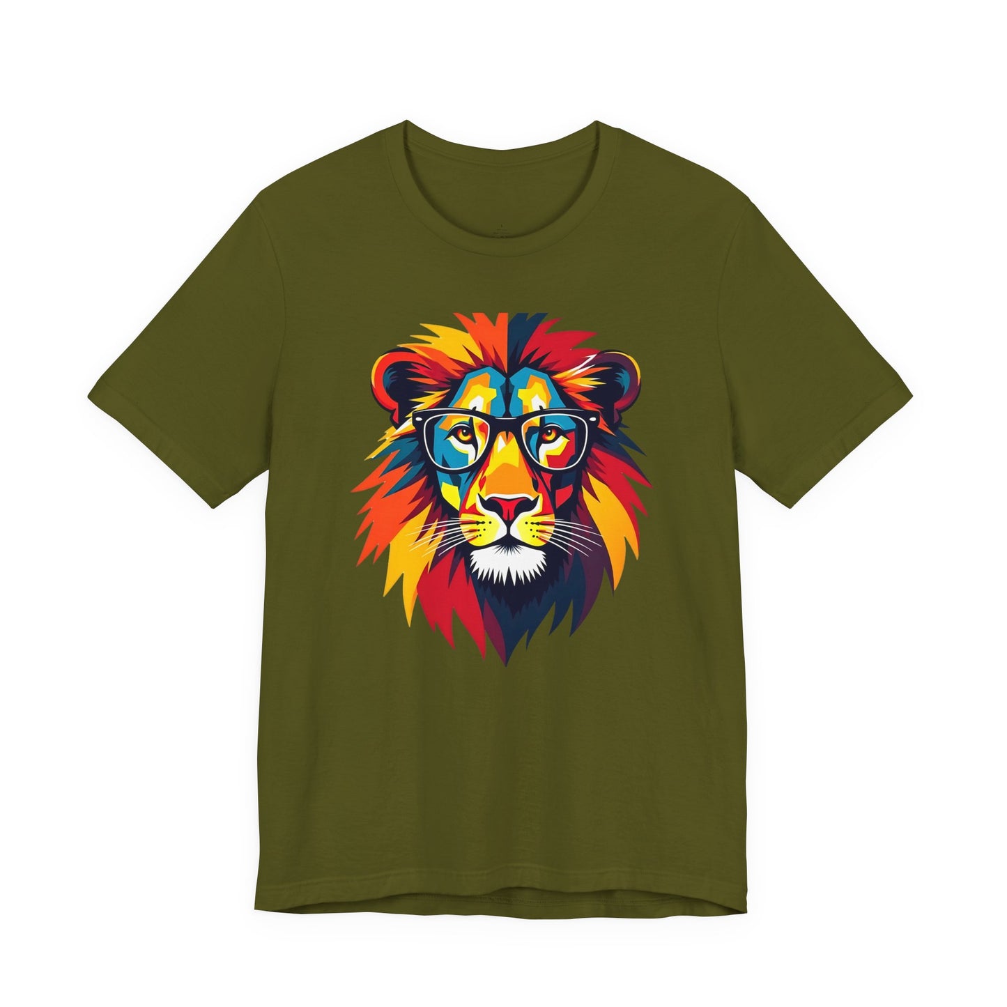 lion wearing glasses Tee