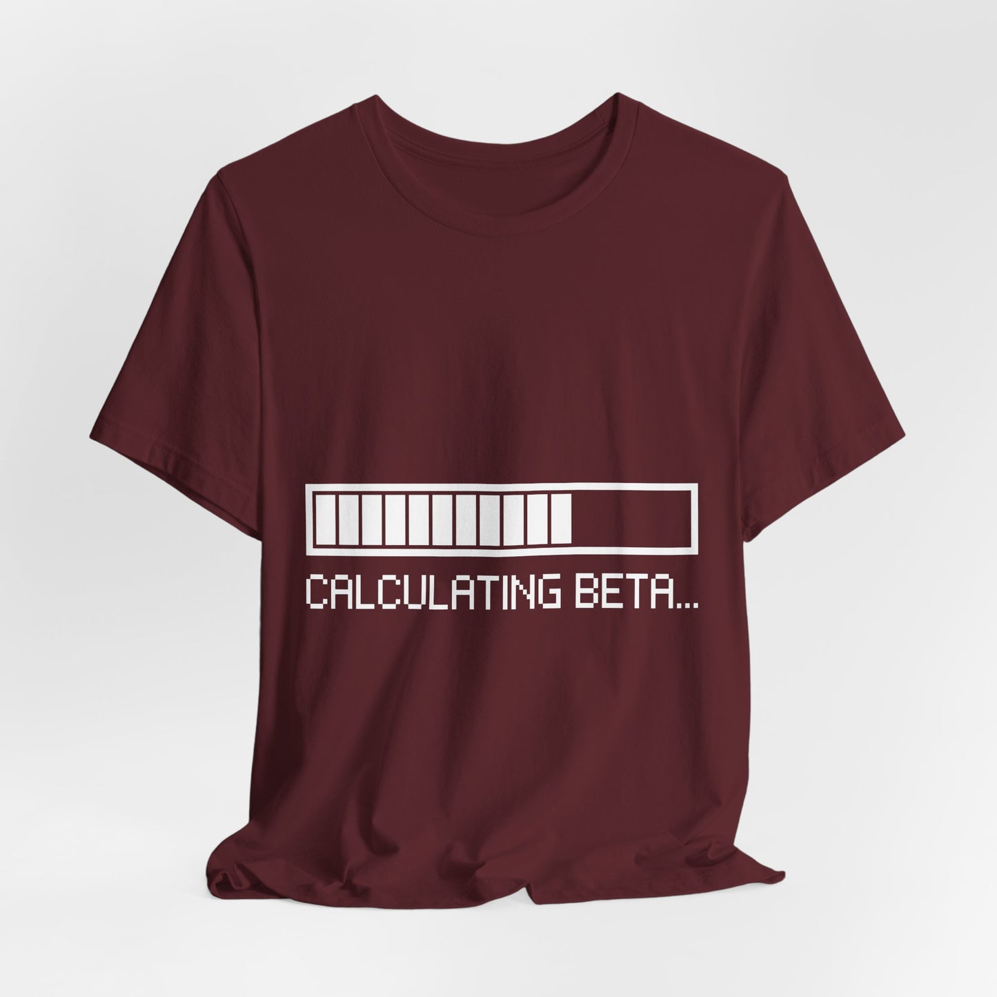 Calculating Beta Progress Bar Tee