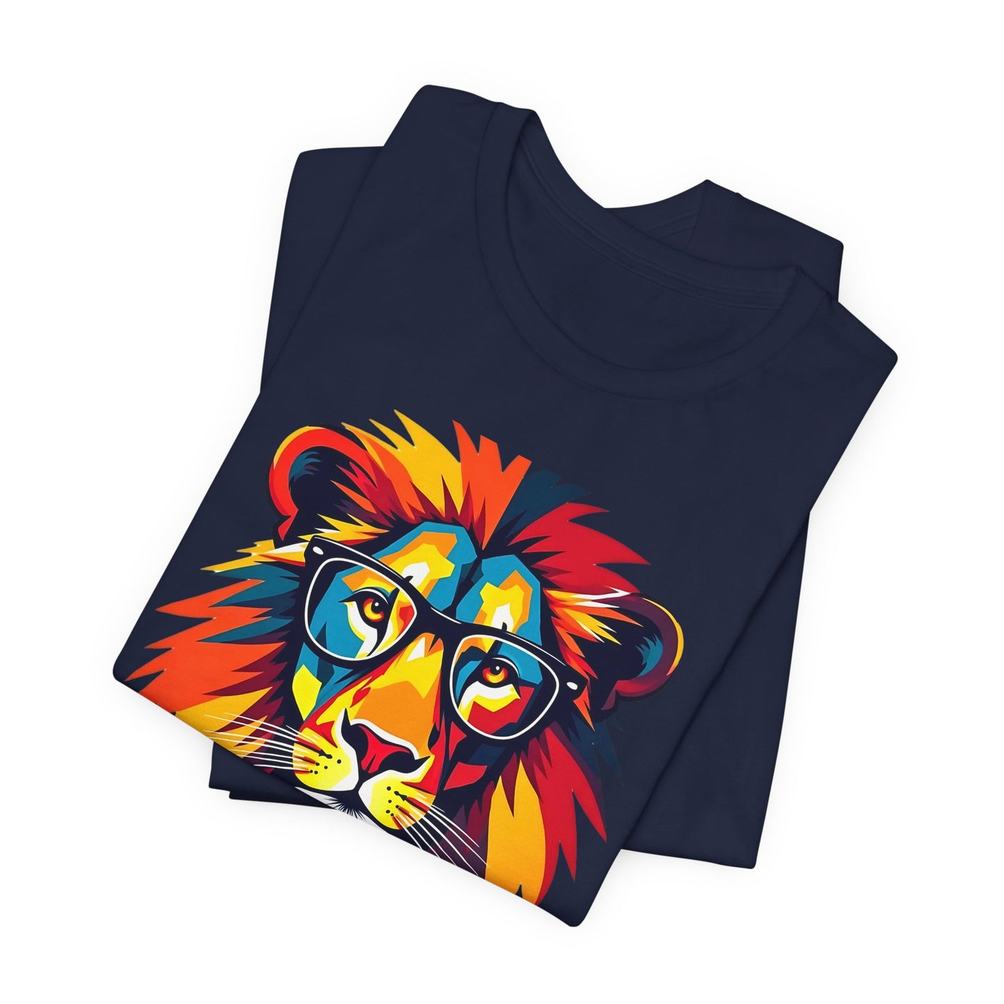 lion wearing glasses Tee