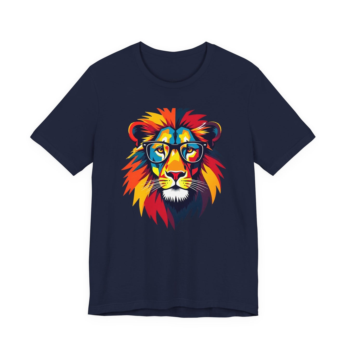 lion wearing glasses Tee