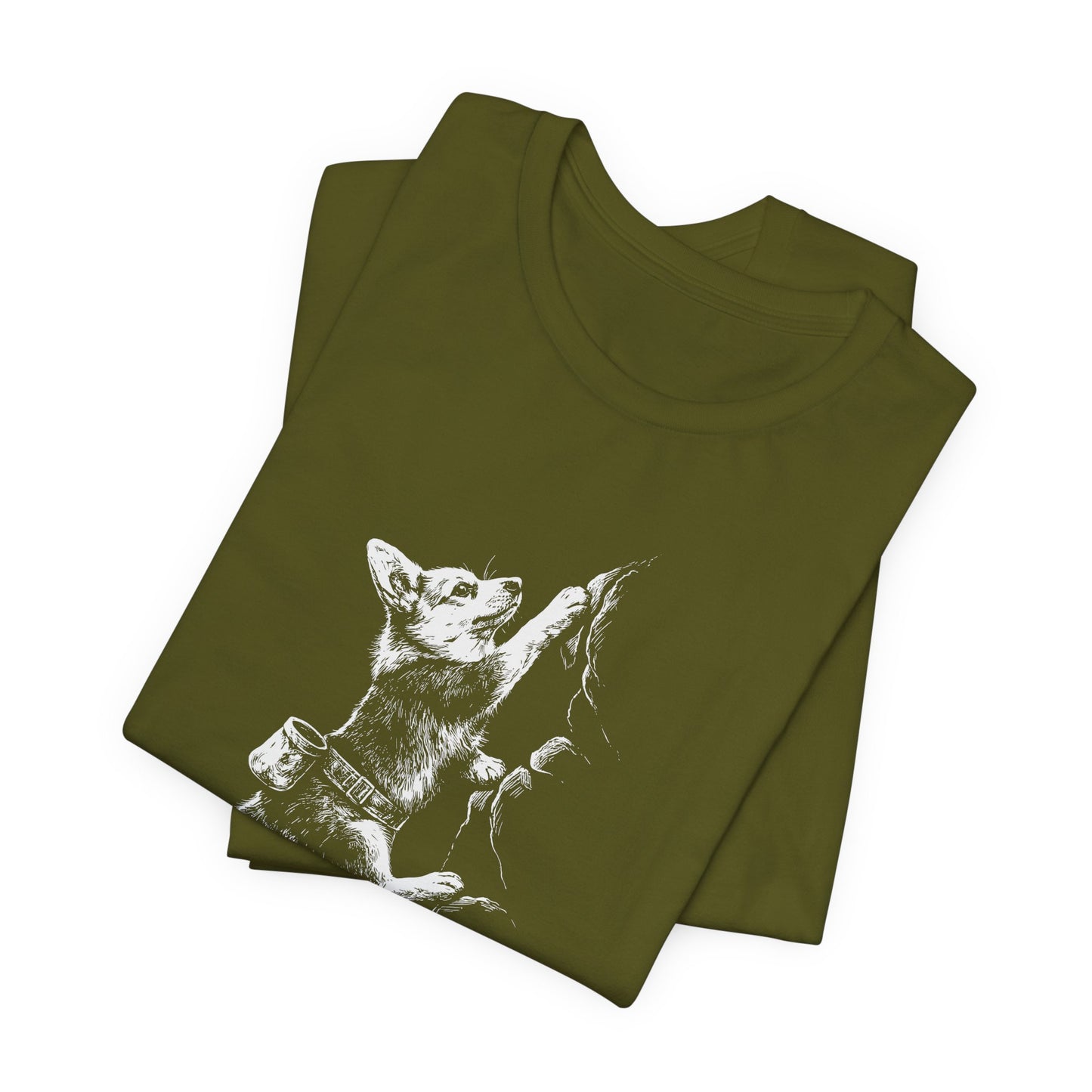 Corgi Scaling Wall Tee Tee