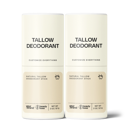 2 Pack Natural Tallow Deodorant Stick