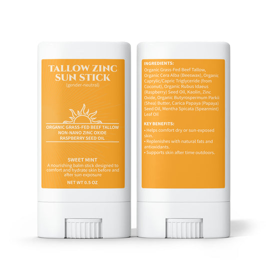 2 Pack Tallow Zinc Sun Stick