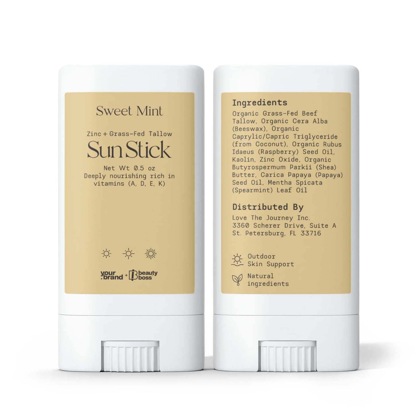 2 Pack Tallow Zinc Sun Stick Test 24th Nov