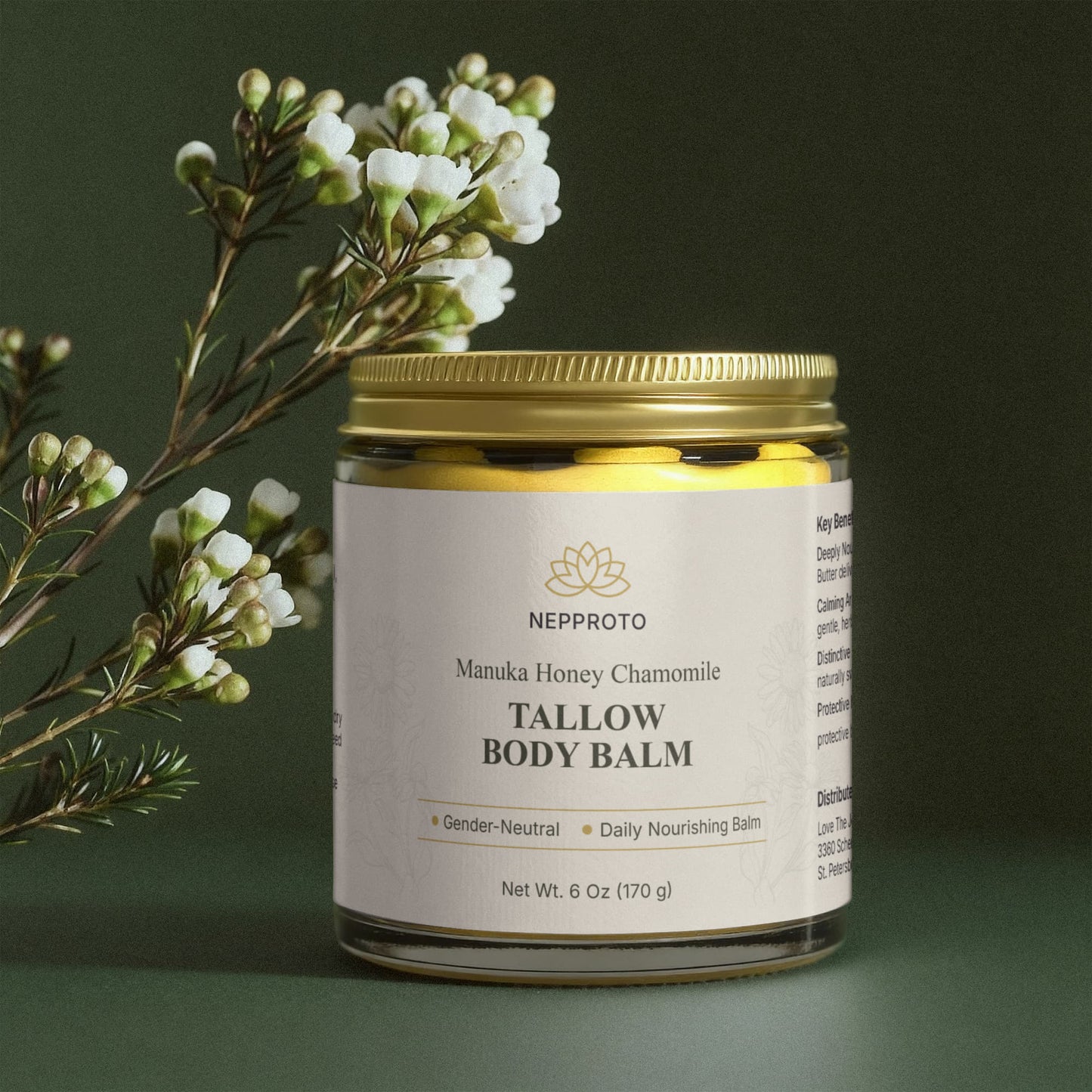 Manuka Honey Chamomile Tallow Body Balm Test 02