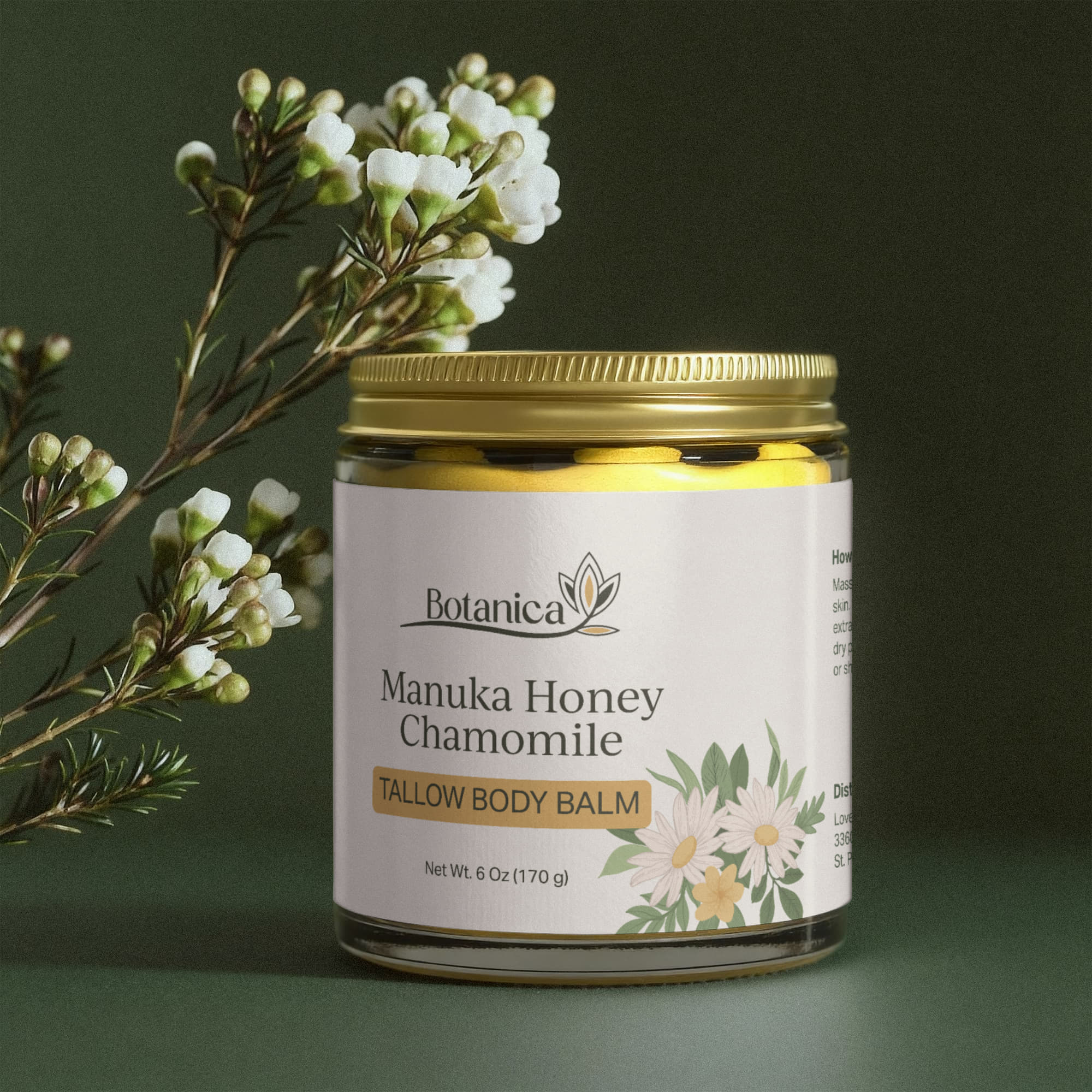 Manuka Honey Chamomile Tallow Body Balm