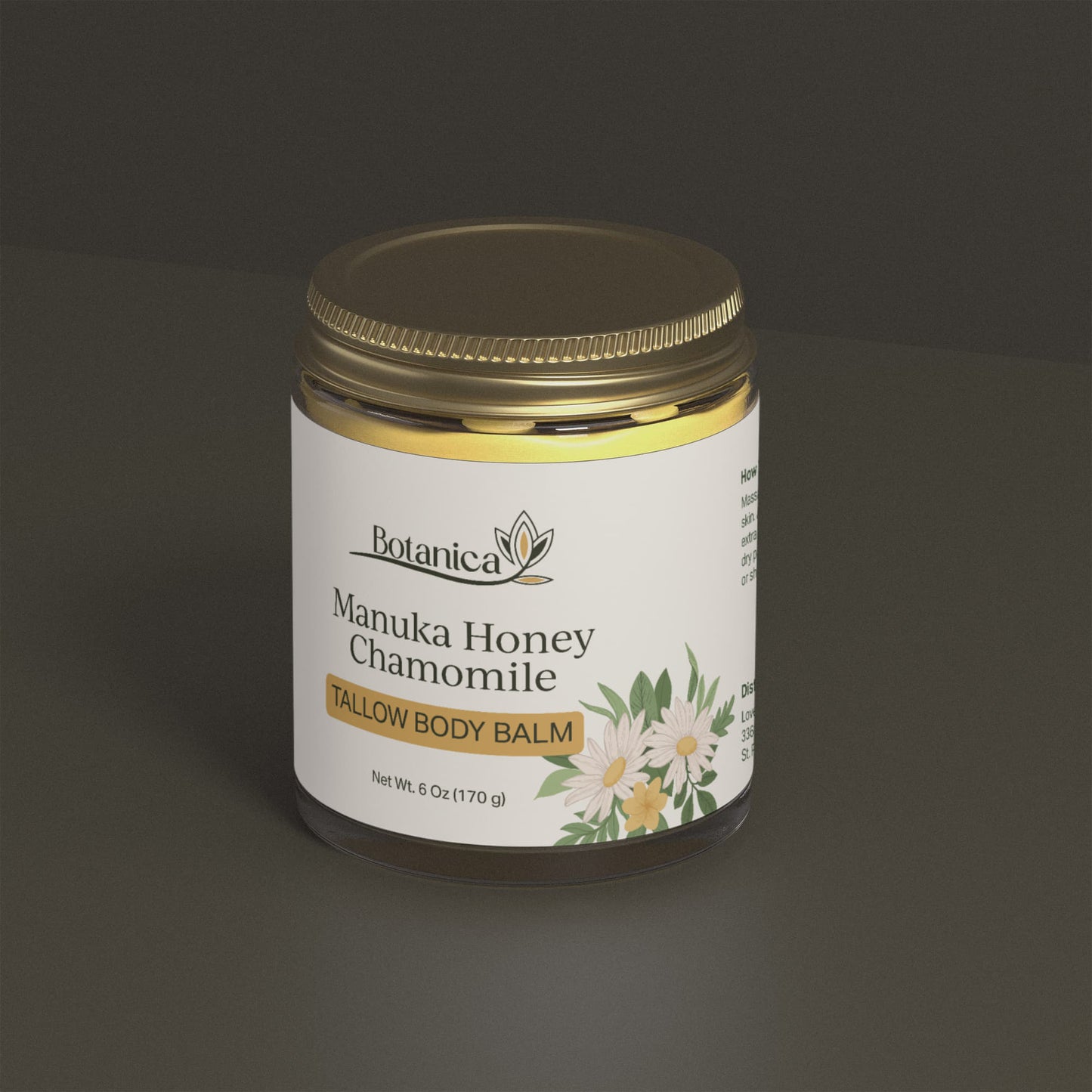 Manuka Honey Chamomile Tallow Body Balm