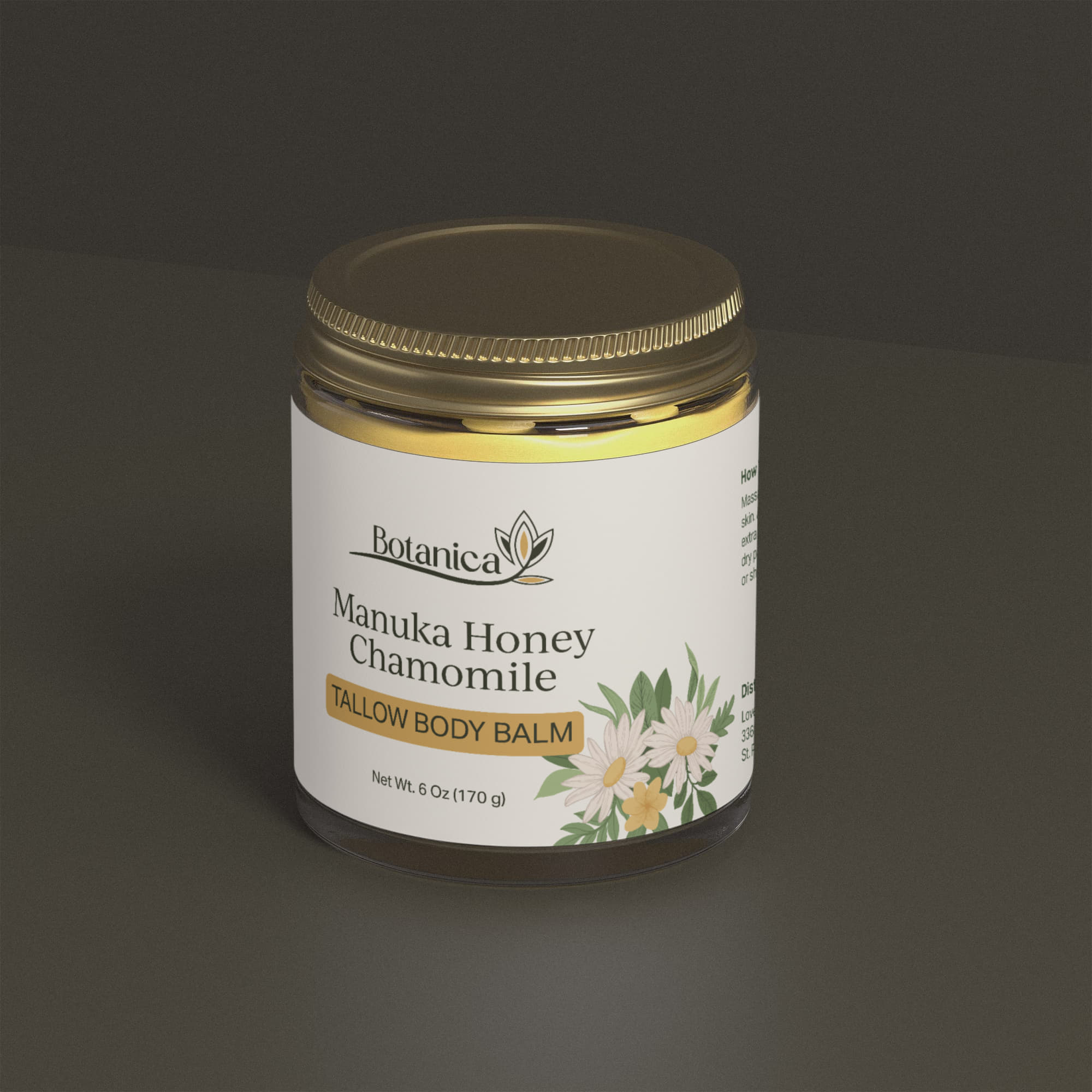 Manuka Honey Chamomile Tallow Body Balm