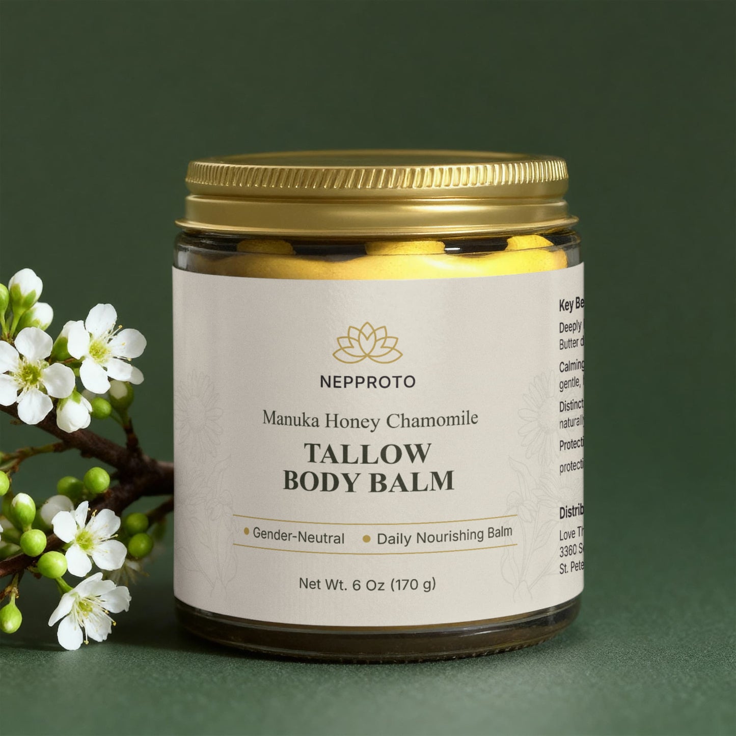 Manuka Honey Chamomile Tallow Body Balm