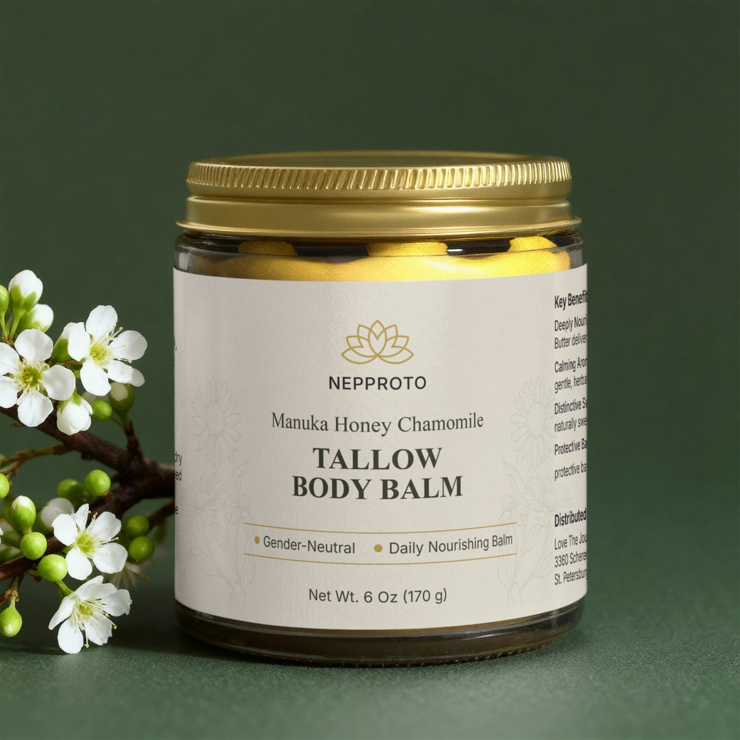 Manuka Honey Chamomile Tallow Body Balm