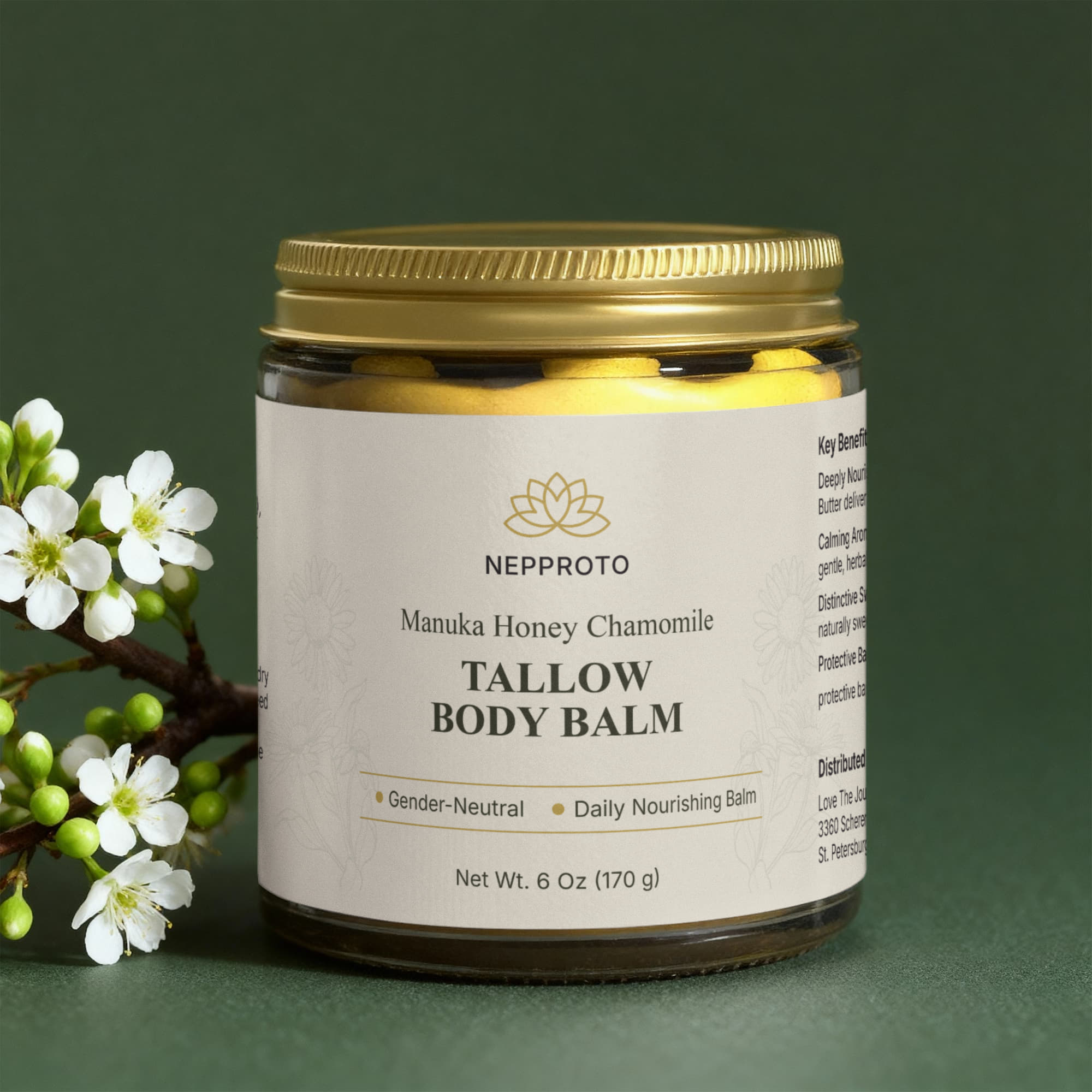 Manuka Honey Chamomile Tallow Body Balm Test 02