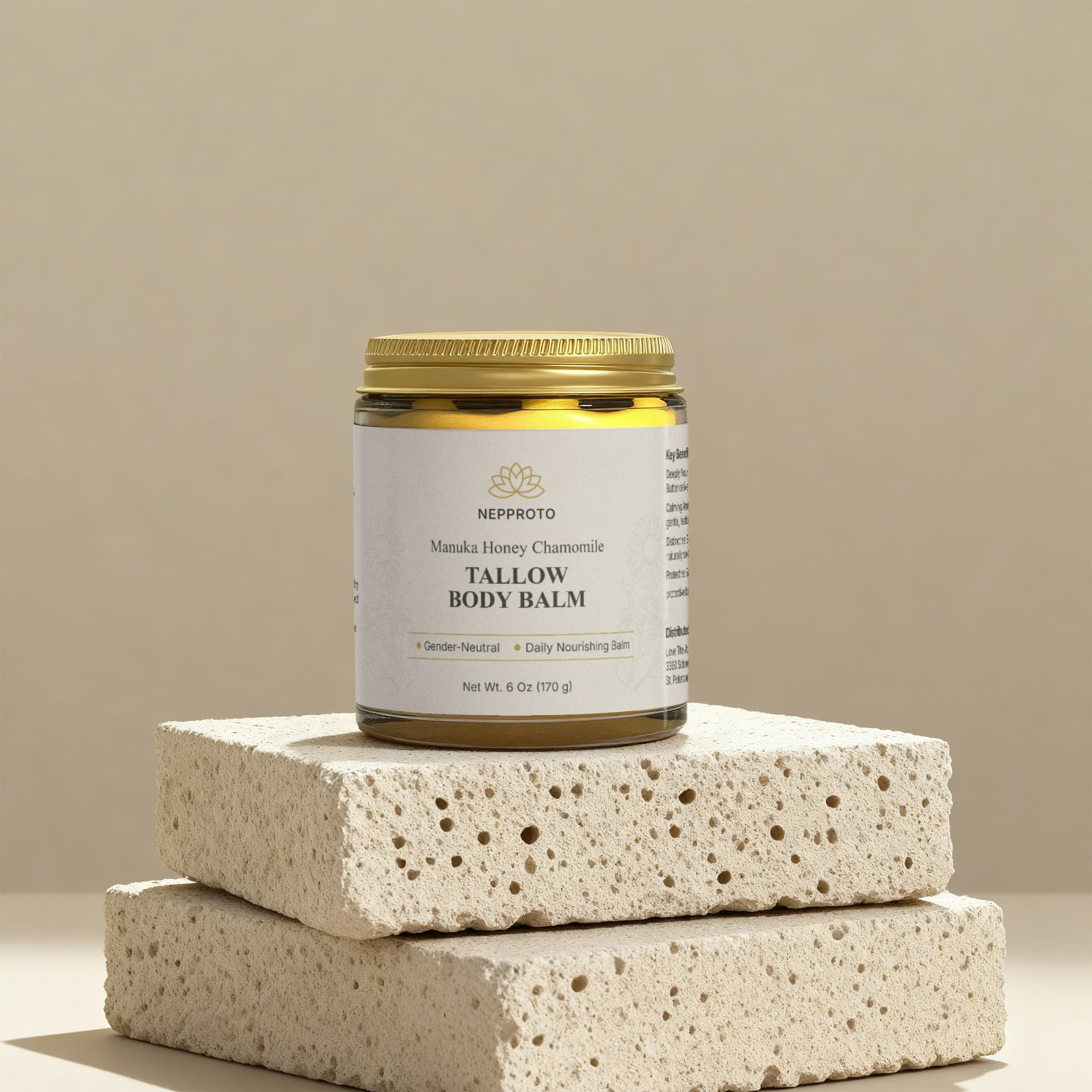 Manuka Honey Chamomile Tallow Body Balm Test 02