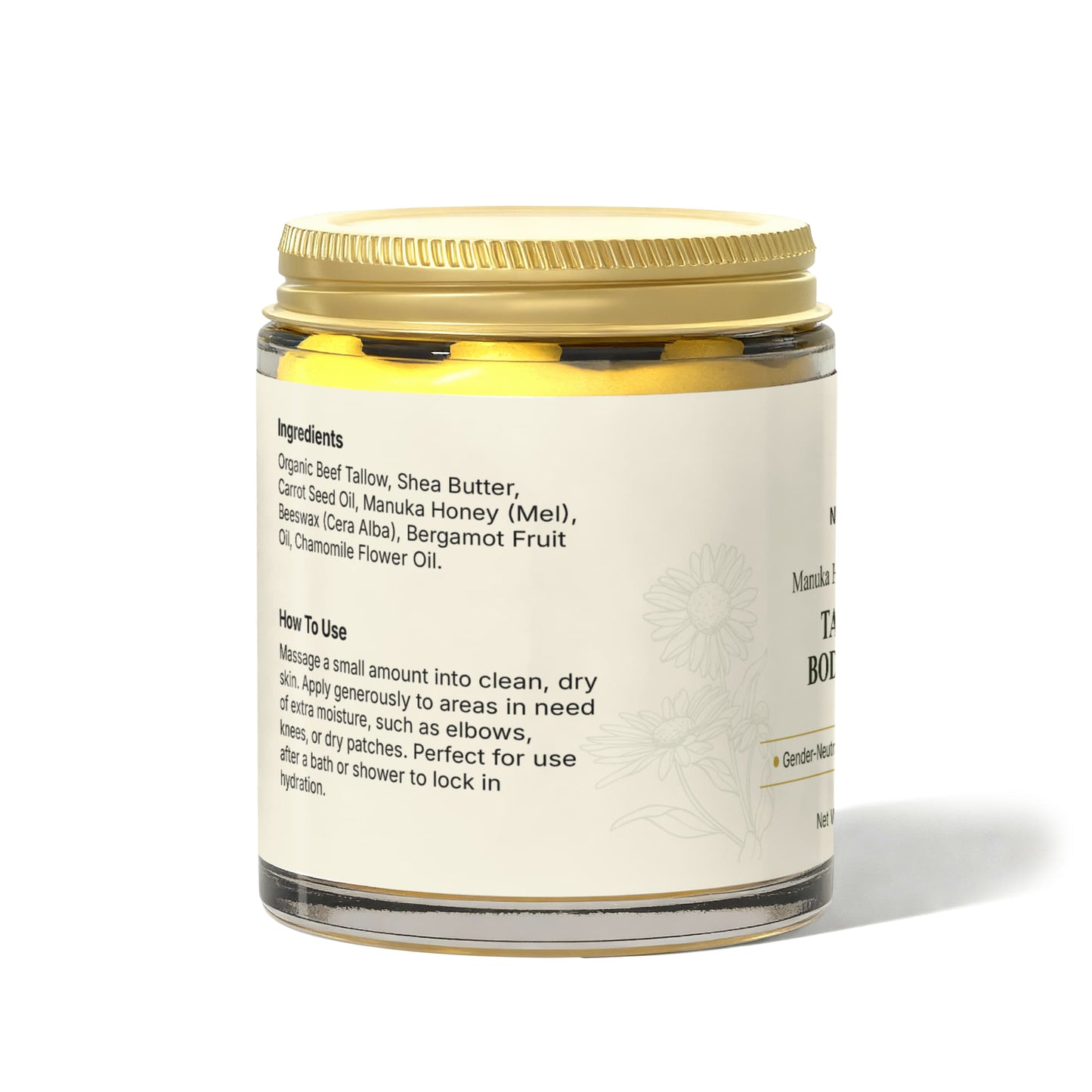 Manuka Honey Chamomile Tallow Body Balm