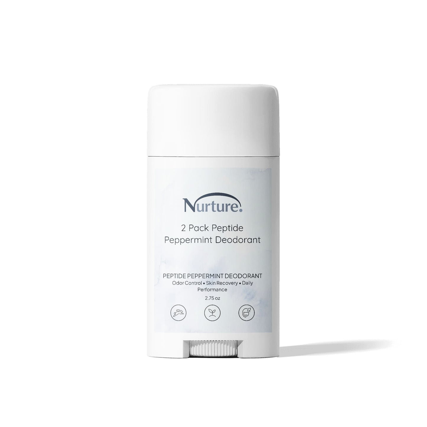 2 Pack Peptide Peppermint Deodorant
