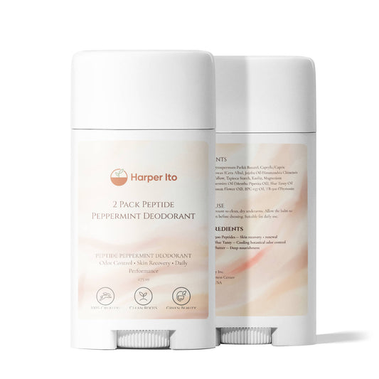 2 Pack Peptide Peppermint Deodorant