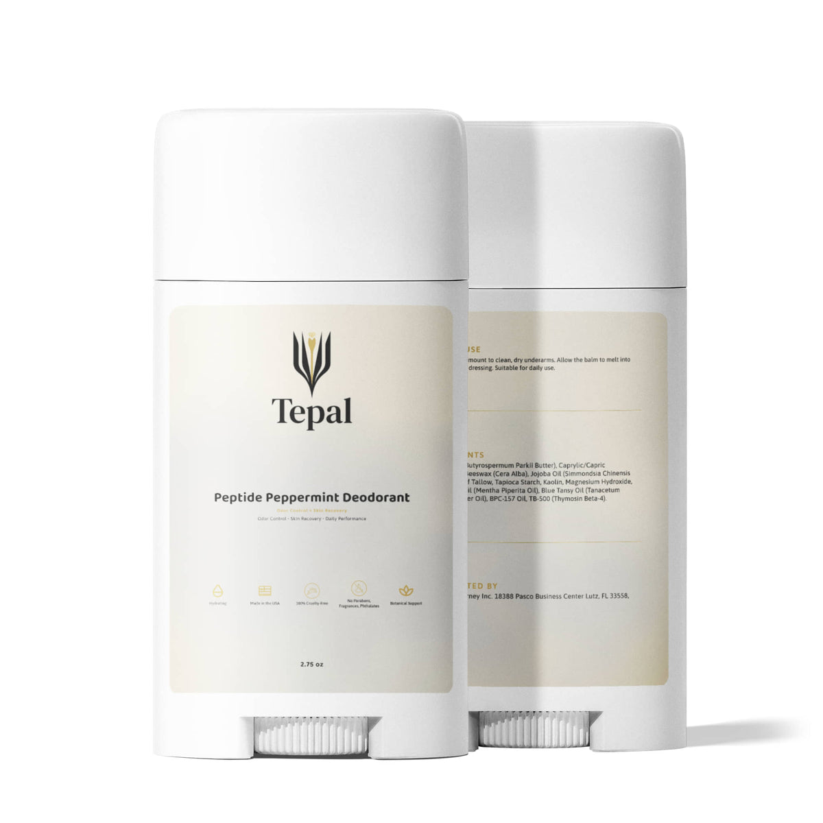 Peptide Peppermint Deodorant