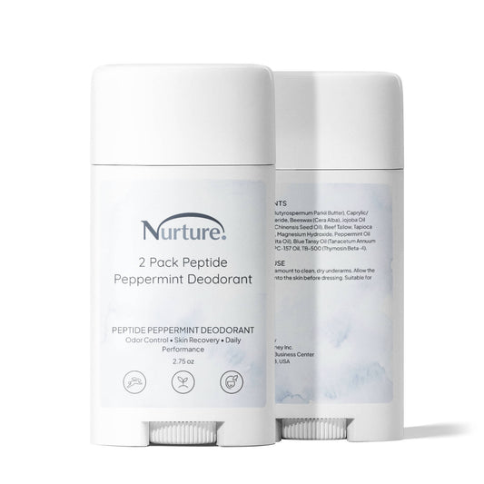 2 Pack Peptide Peppermint Deodorant