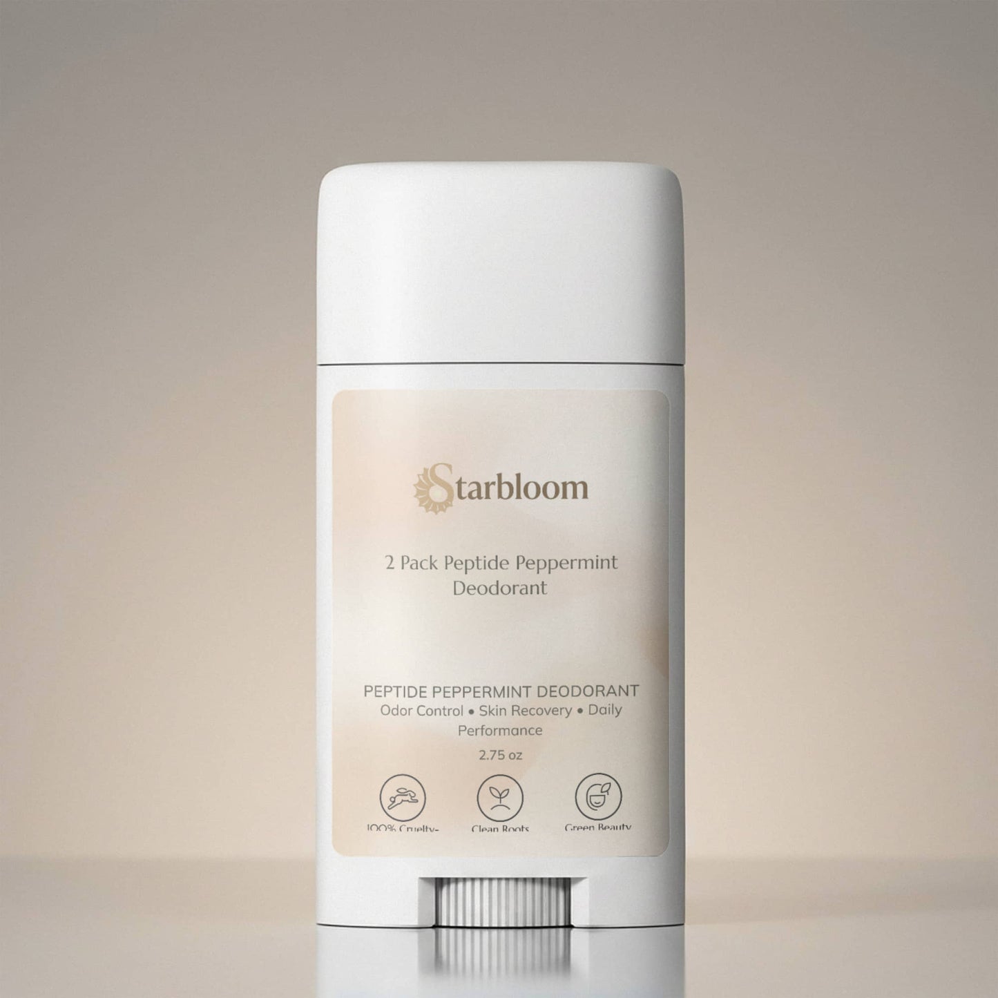 2 Pack Peptide Peppermint Deodorant