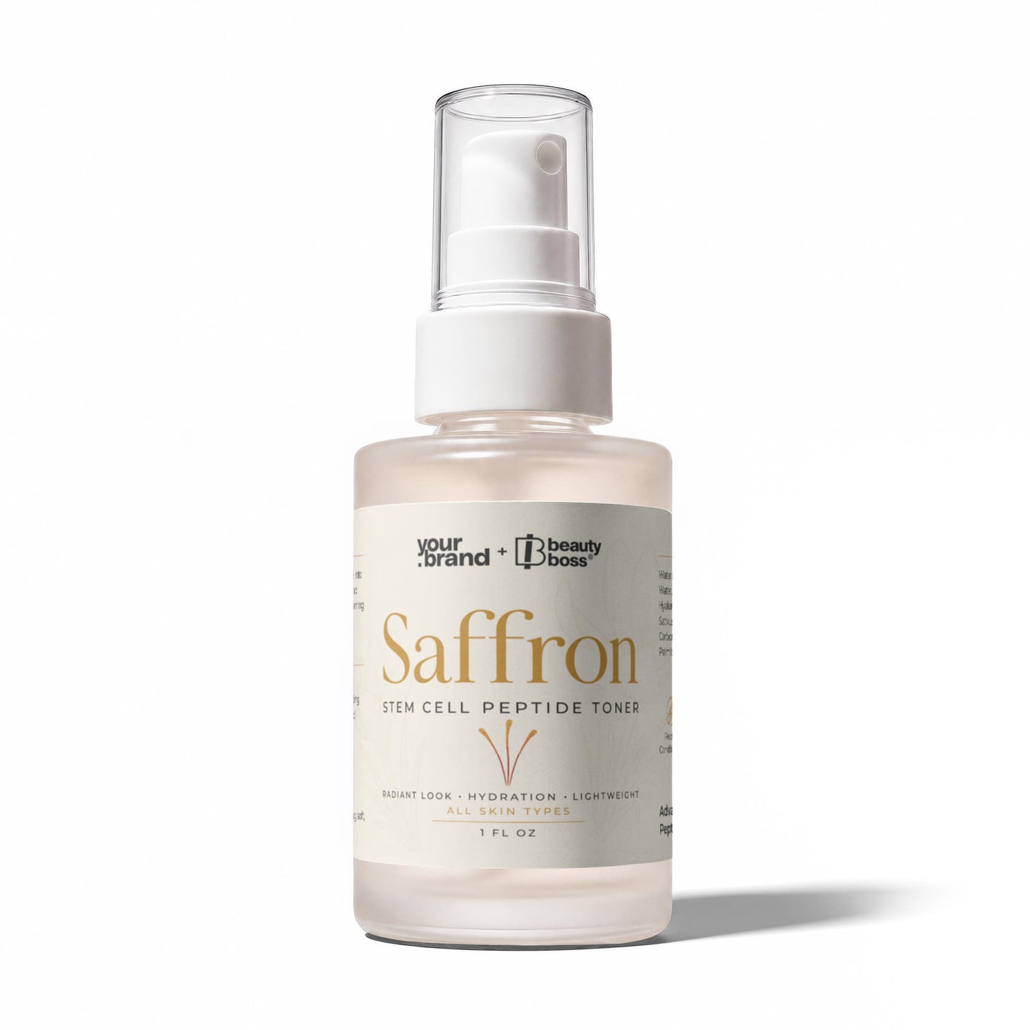 Saffron Stem Cell Peptide Toner