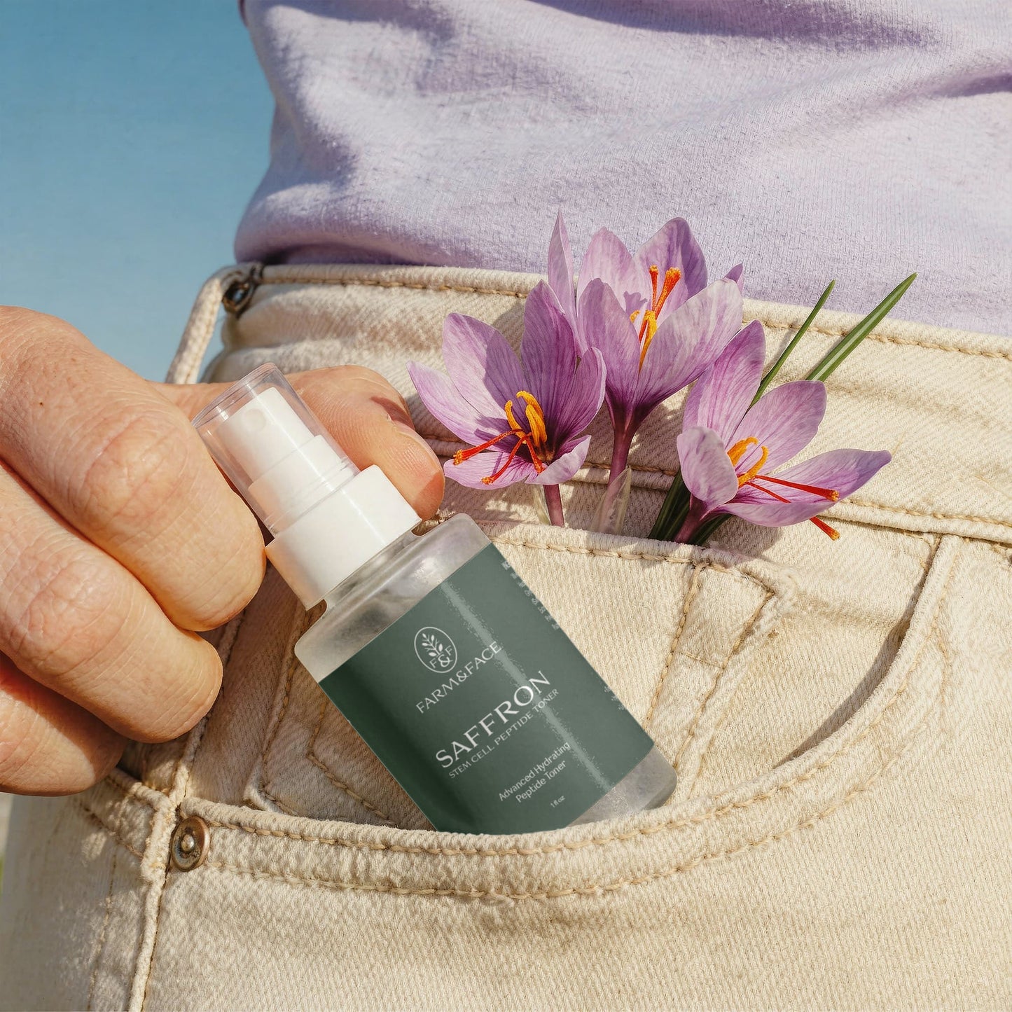 Saffron Stem Cell Peptide Toner (Test)