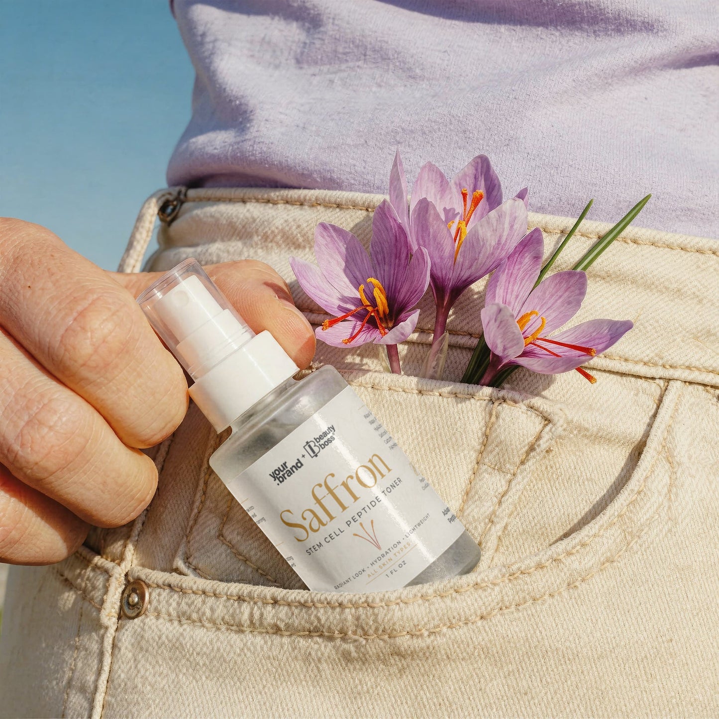 Saffron Stem Cell Peptide Toner