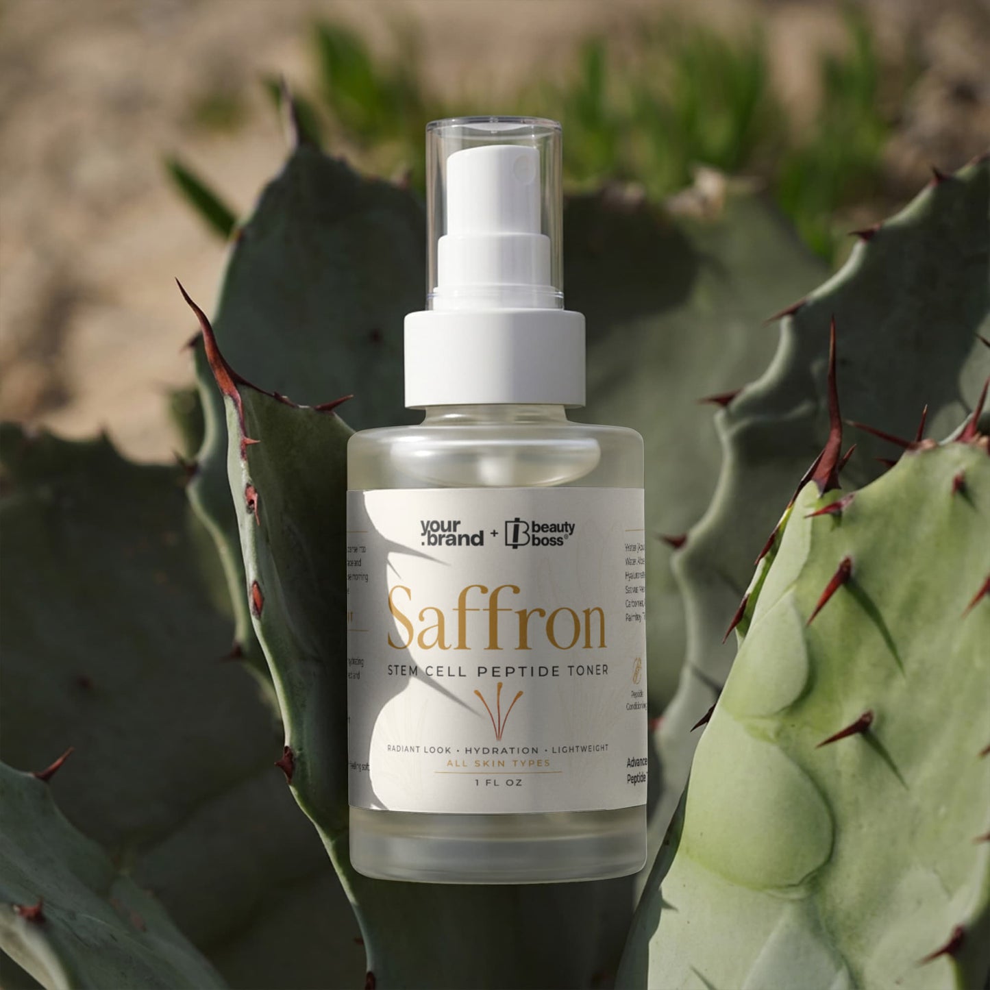 Saffron Stem Cell Peptide Toner