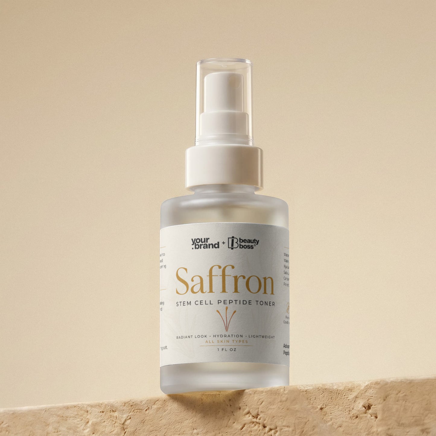 Saffron Stem Cell Peptide Toner