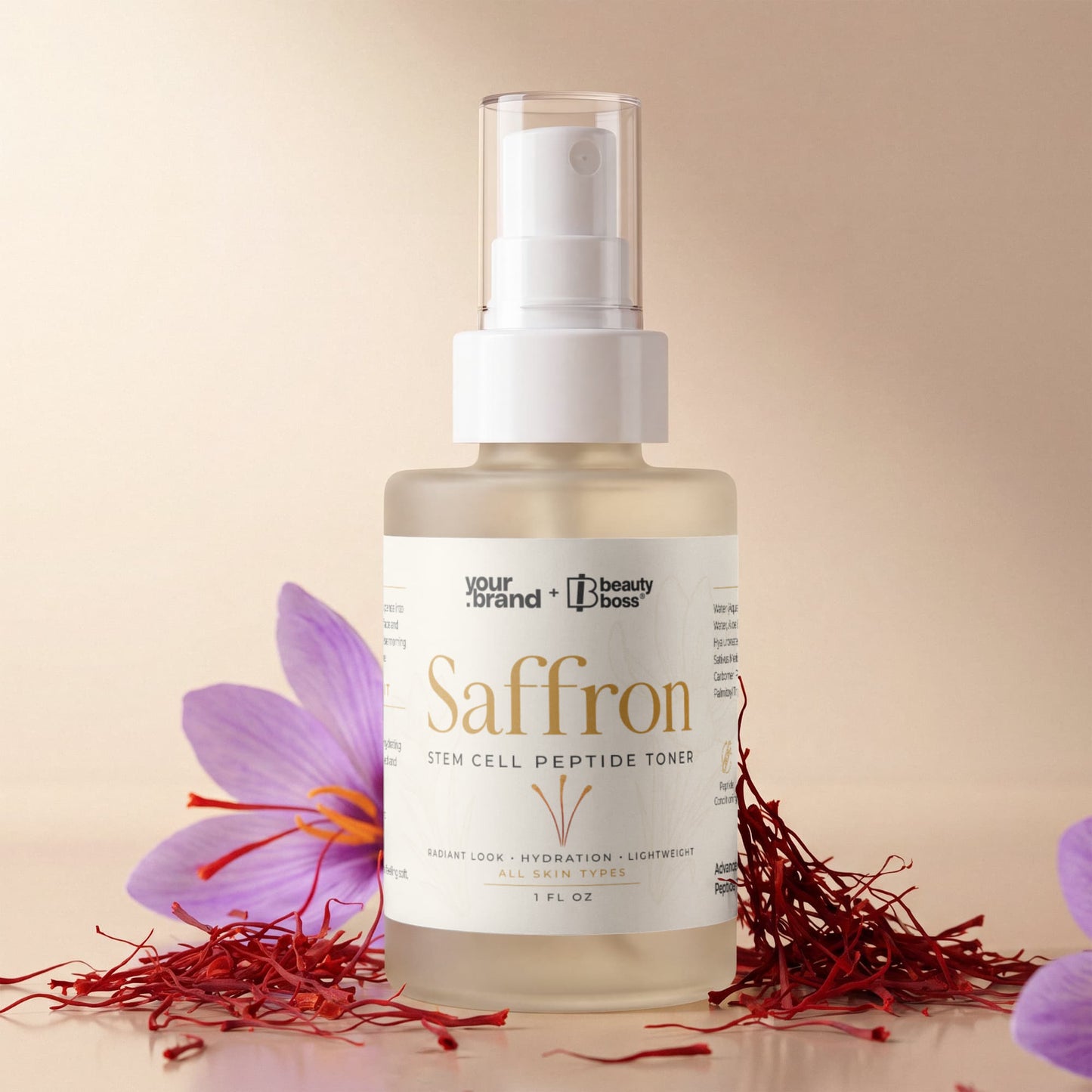 Saffron Stem Cell Peptide Toner