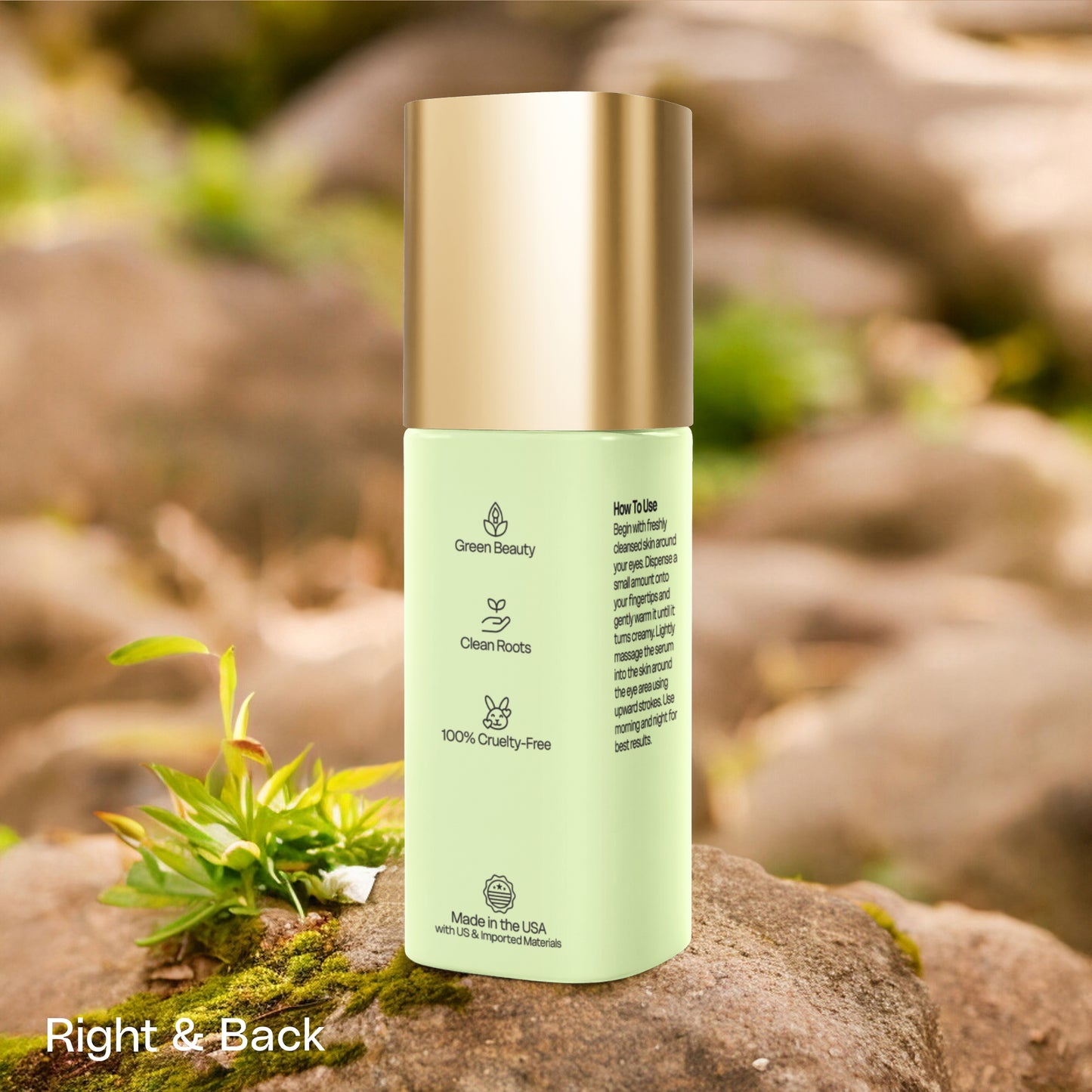 Brighten+Firm Eye Serum: Intensive Renewal Gold Cap