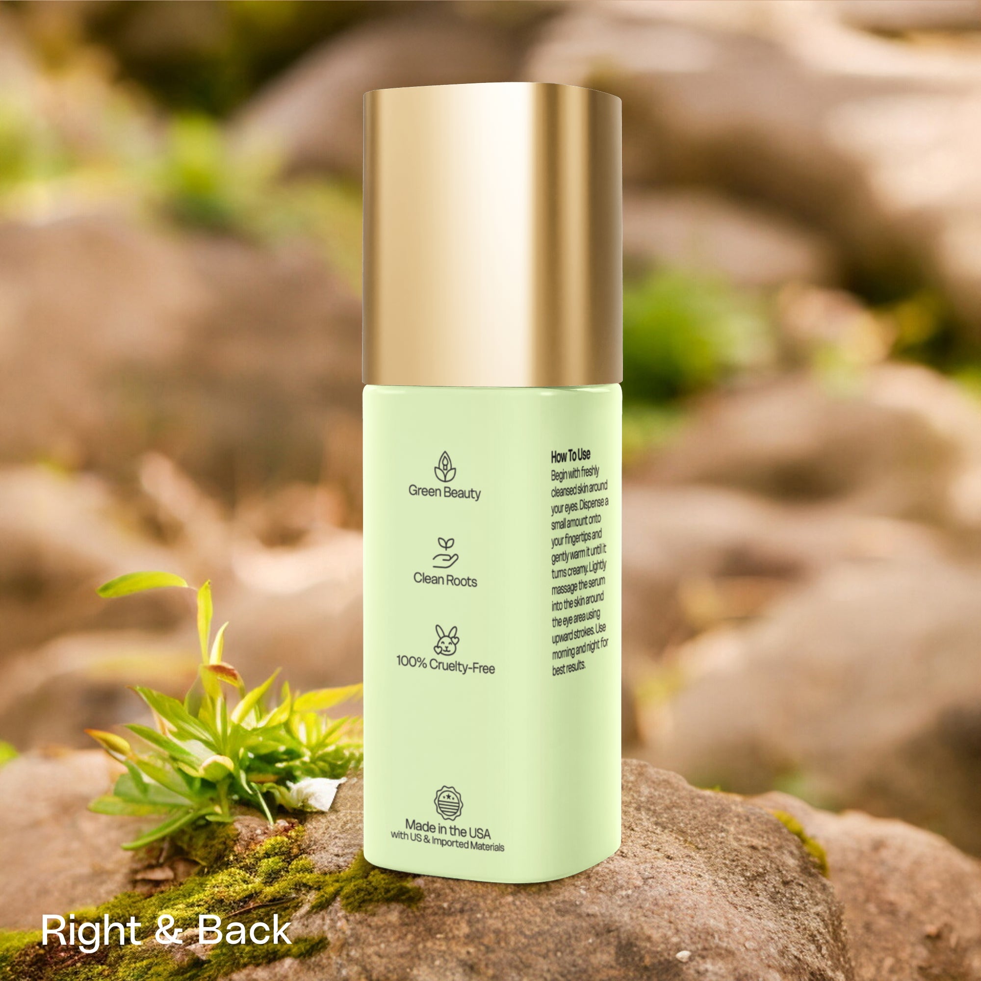 Brighten+Firm Eye Serum: Intensive Renewal Gold Cap