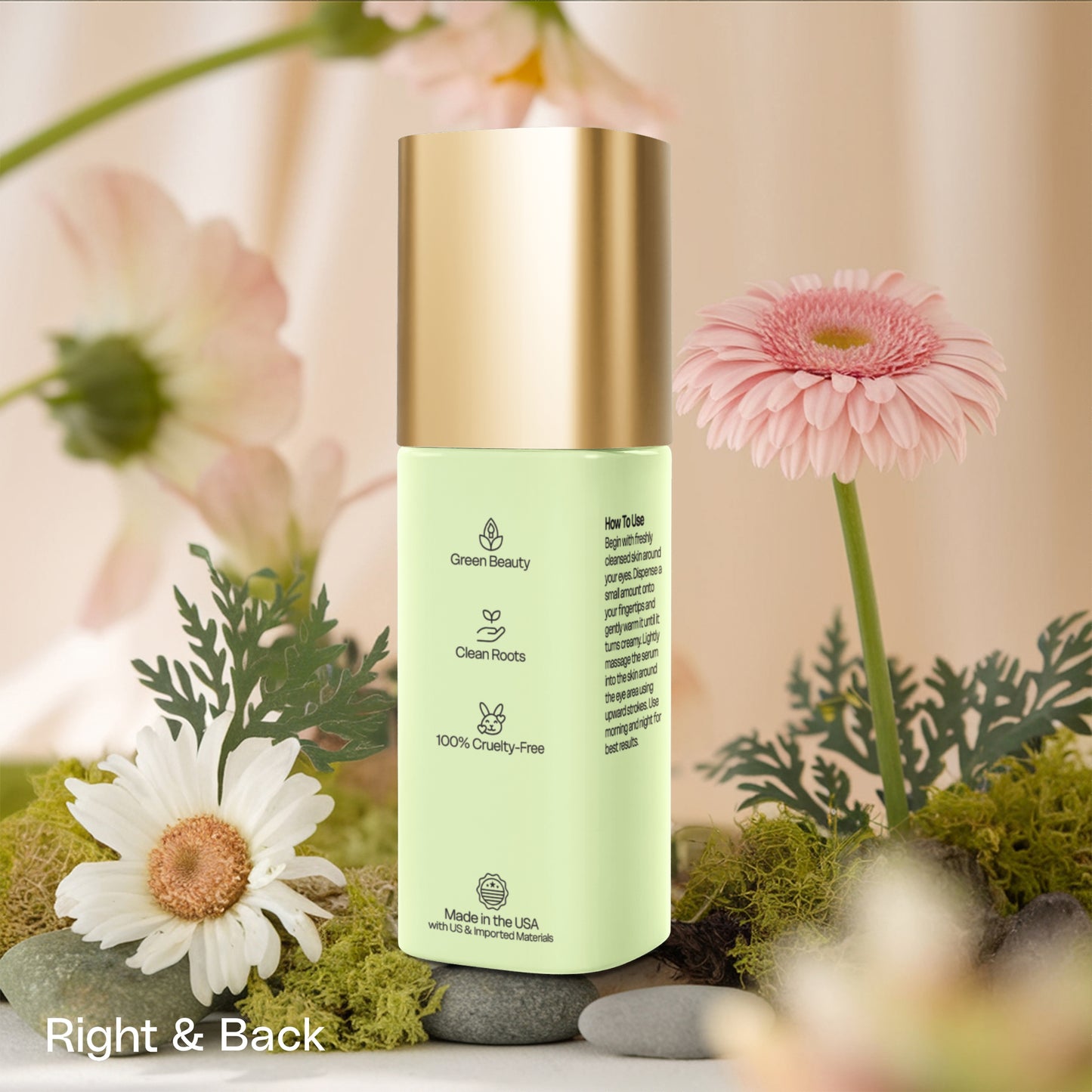Brighten+Firm Eye Serum: Intensive Renewal Gold Cap