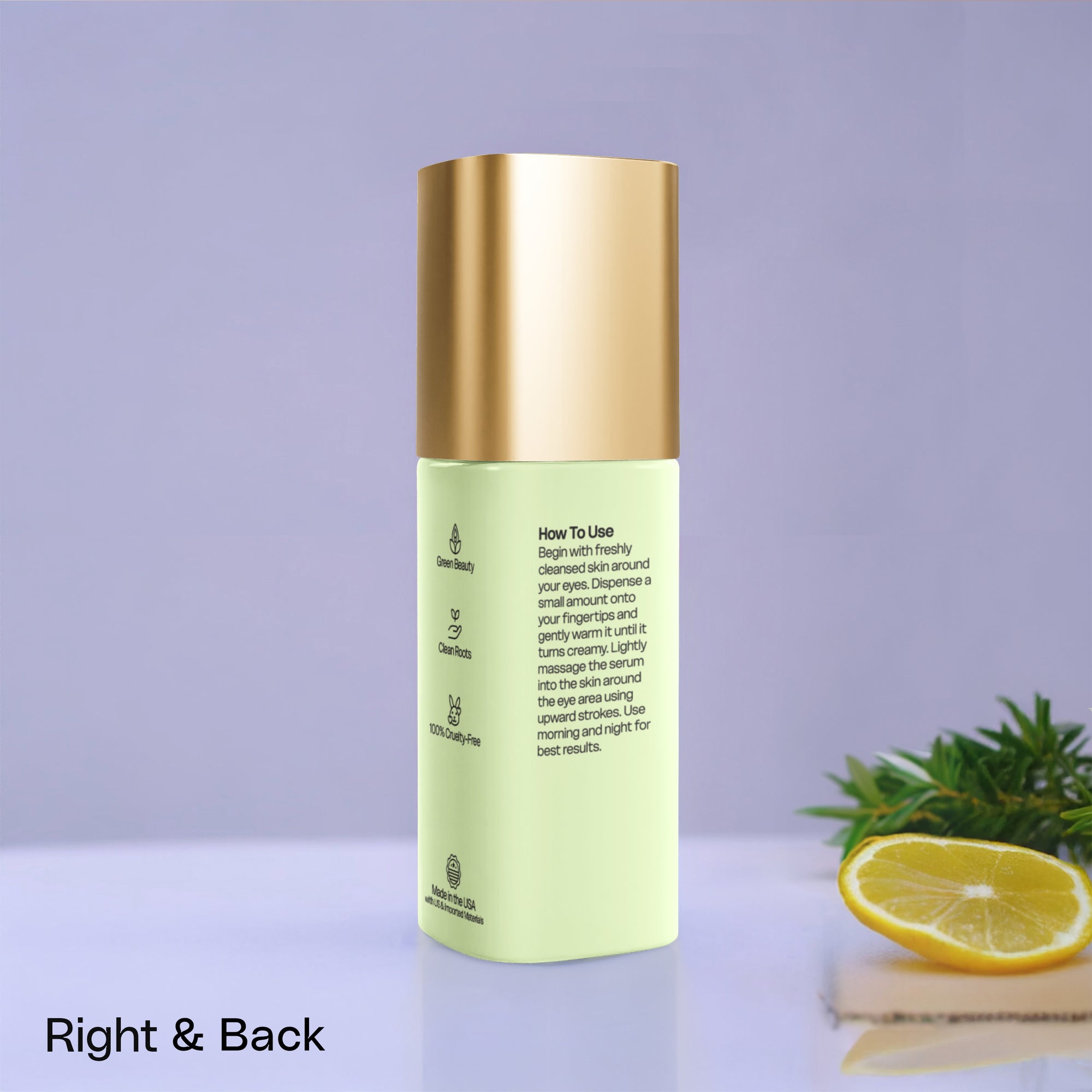 Brighten+Firm Eye Serum: Intensive Renewal Gold Cap