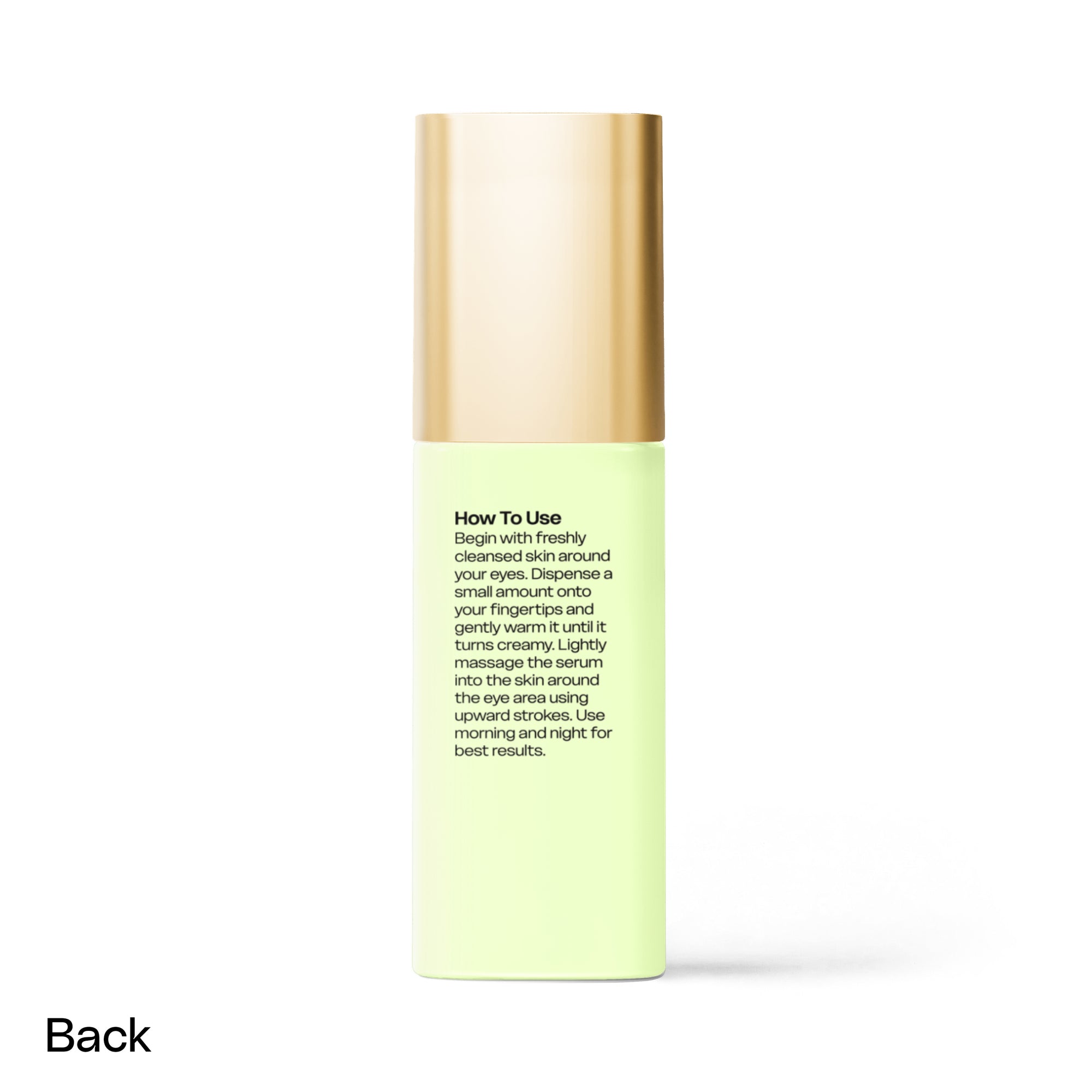 Brighten+Firm Eye Serum: Intensive Renewal Gold Cap
