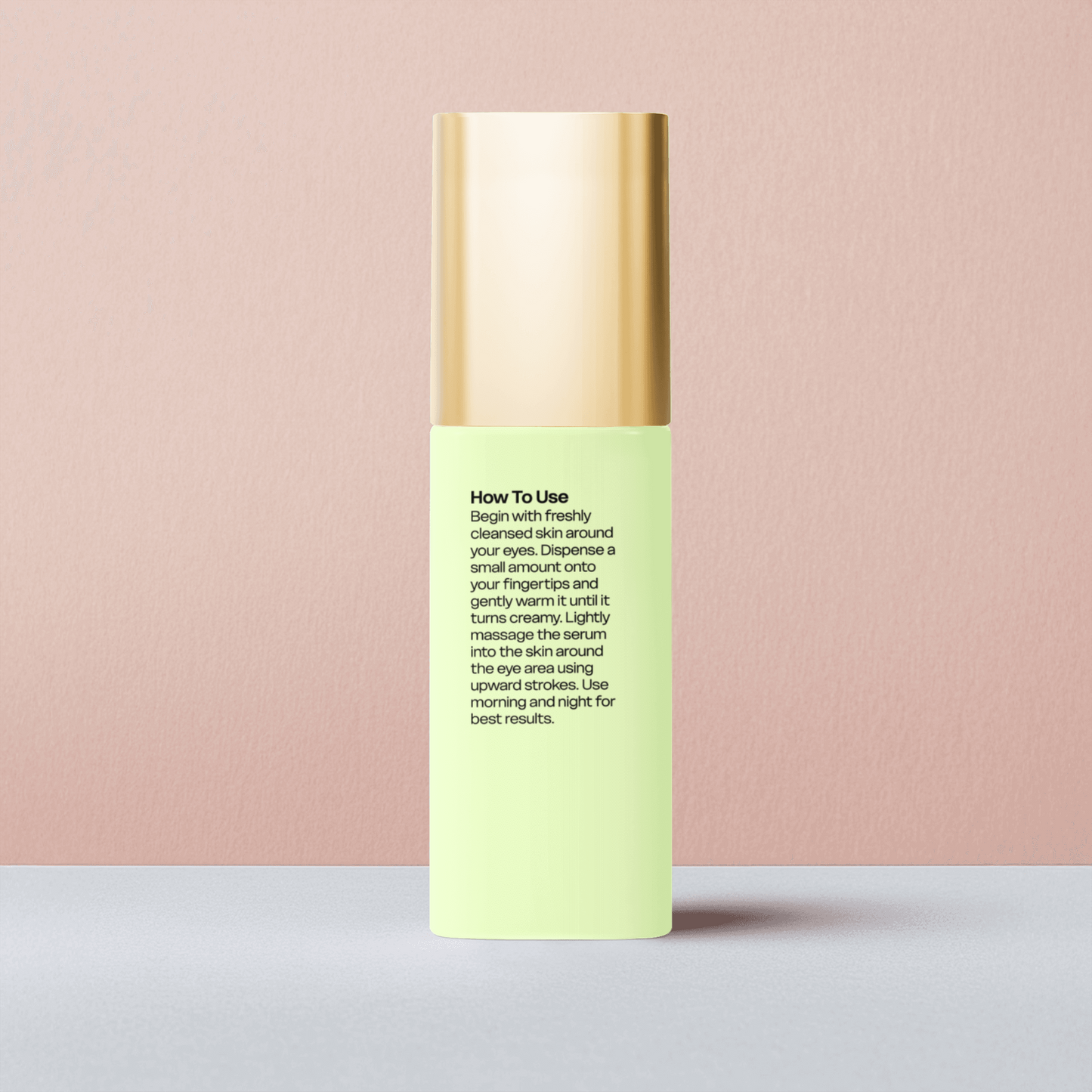 Brighten+Firm Eye Serum: Intensive Renewal Gold Cap