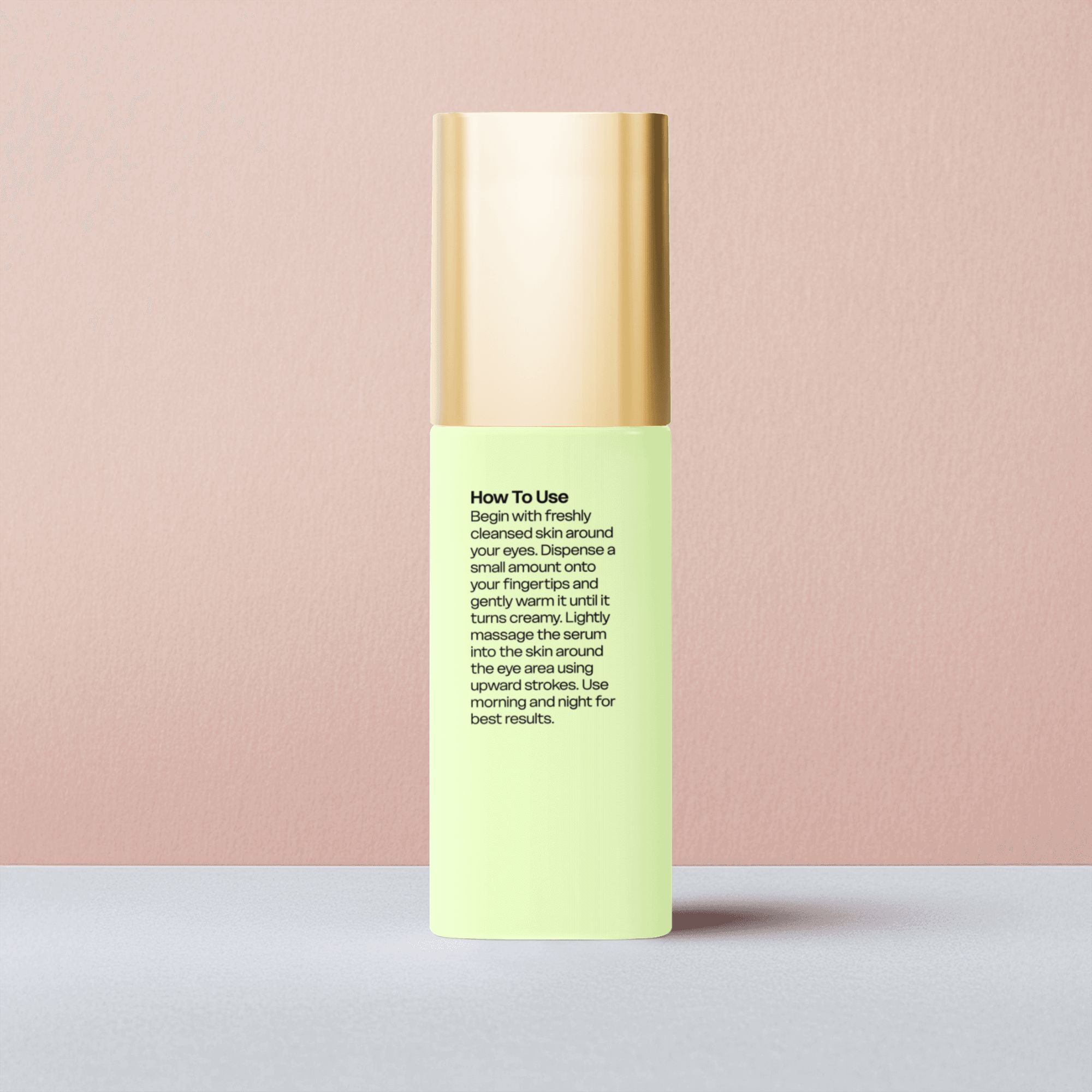 Brighten+Firm Eye Serum: Intensive Renewal Gold Cap