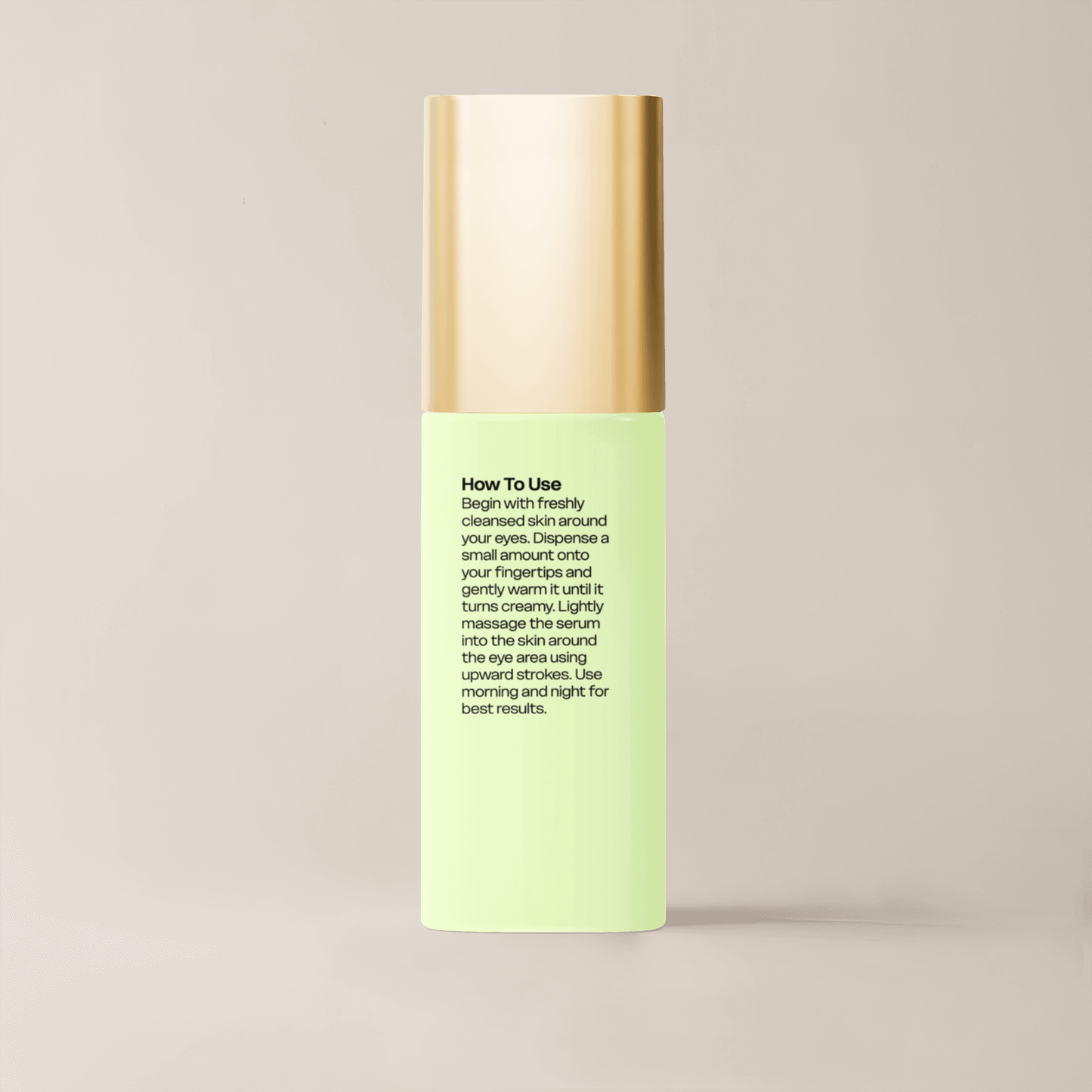 Brighten+Firm Eye Serum: Intensive Renewal Gold Cap