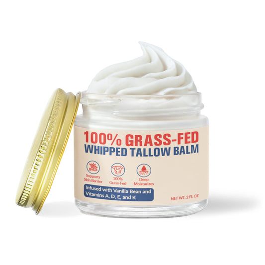 Whipped Grass-Fed Tallow Balm with Vanilla Bean Test Feb 25