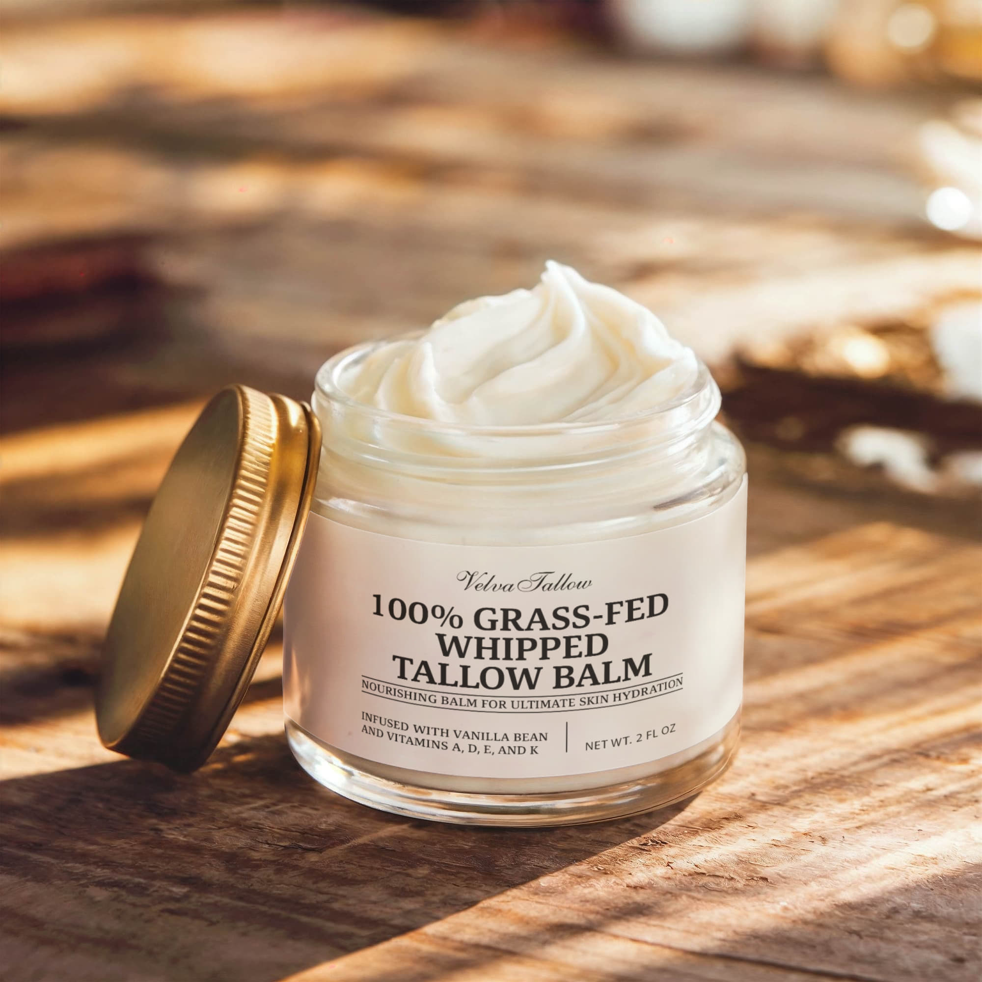 Whipped Grass-Fed Tallow Balm with Vanilla Bean Test 5
