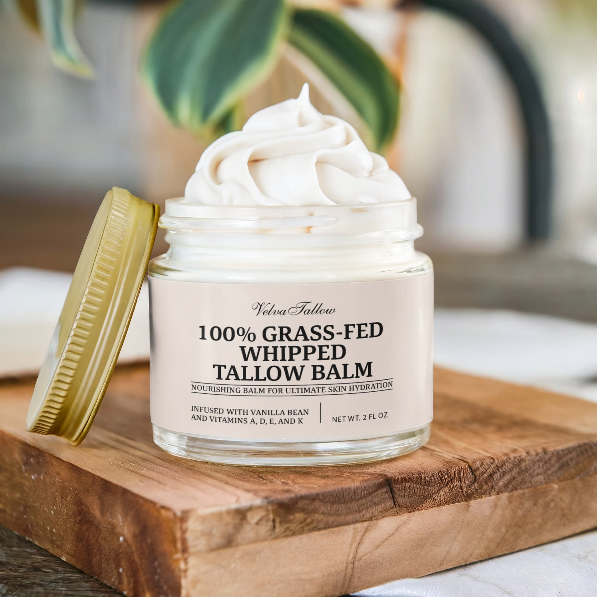 Whipped Grass-Fed Tallow Balm with Vanilla Bean Test 5